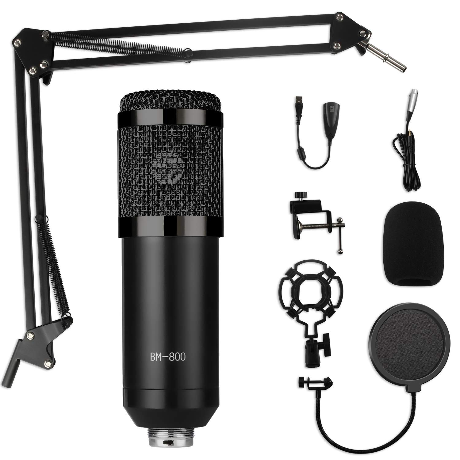 Buy Rybozen Multipurpose Condenser Microphone Bundle Kit, Professional
