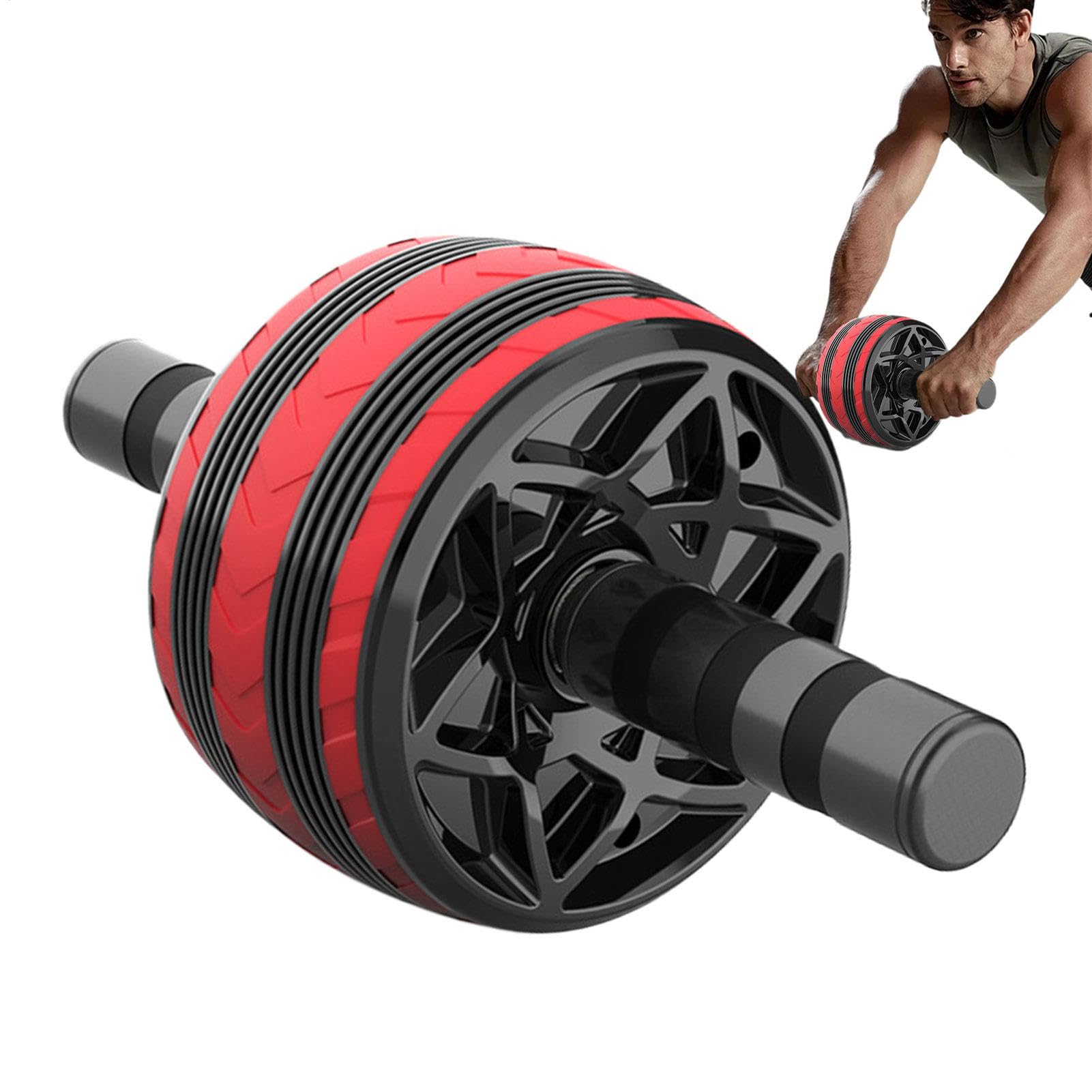 Exercise Wheel | Abdominal Core Strength Training - Automatic Rebound Workout Roller for Abdominal & Core Training, Slim Machine for Home Gym