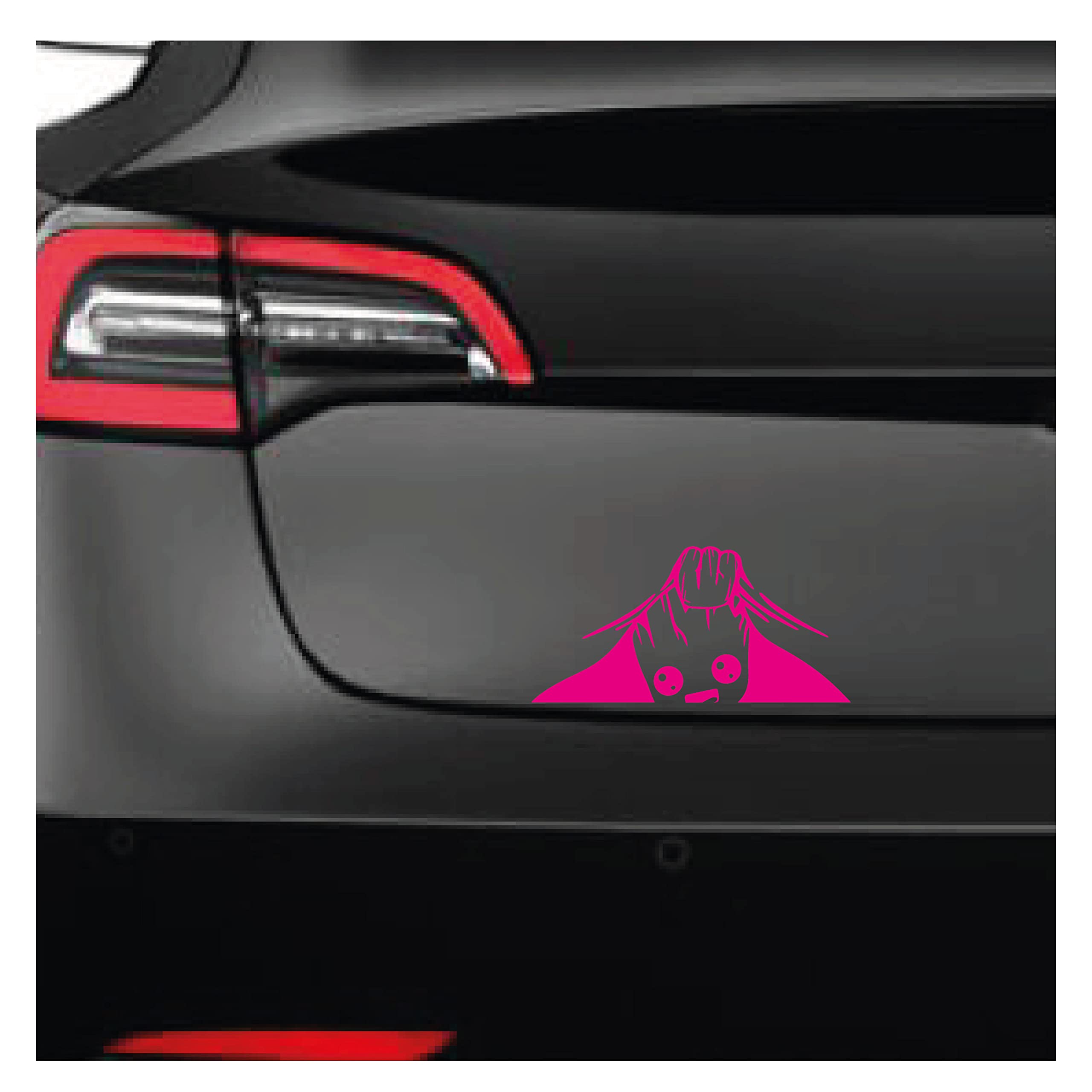 mtenterprisesVinyl Baby Groot Peeking Vinyl Sticker Decal Car Window Bumper Guardians Of The Galaxy Marvel PINK External Fitment