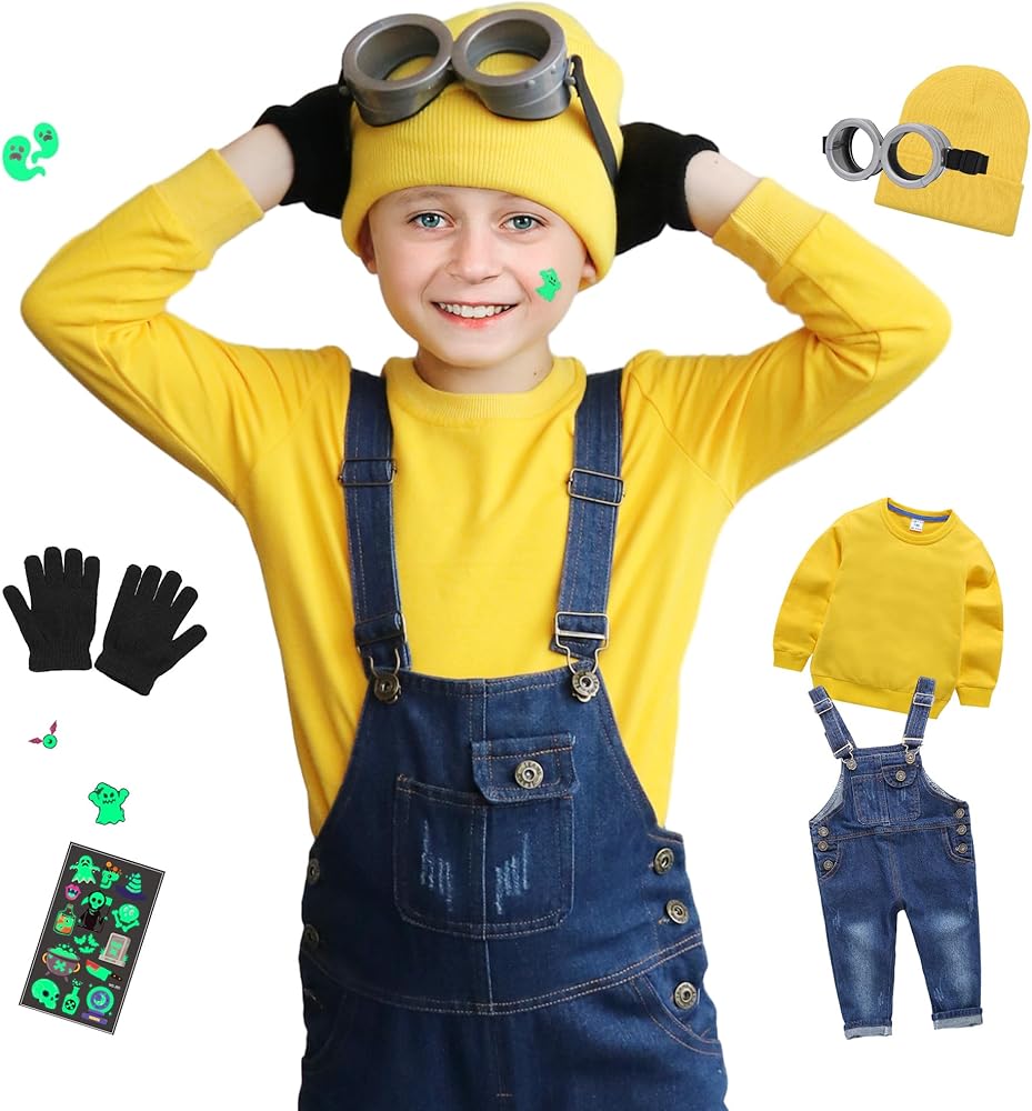Amazon.co.jp: [GOKEI] ハロウィン コスプレ 子供 5点セット ミニオン