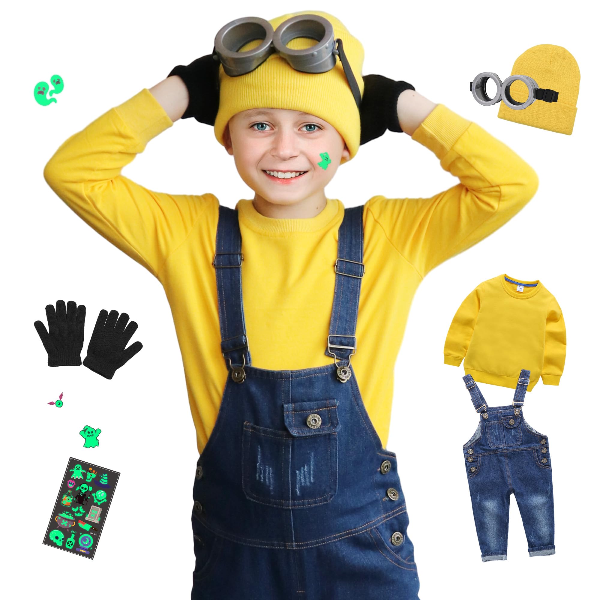 Amazon.co.jp: [GOKEI] ハロウィン コスプレ 子供 5点セット ミニオン