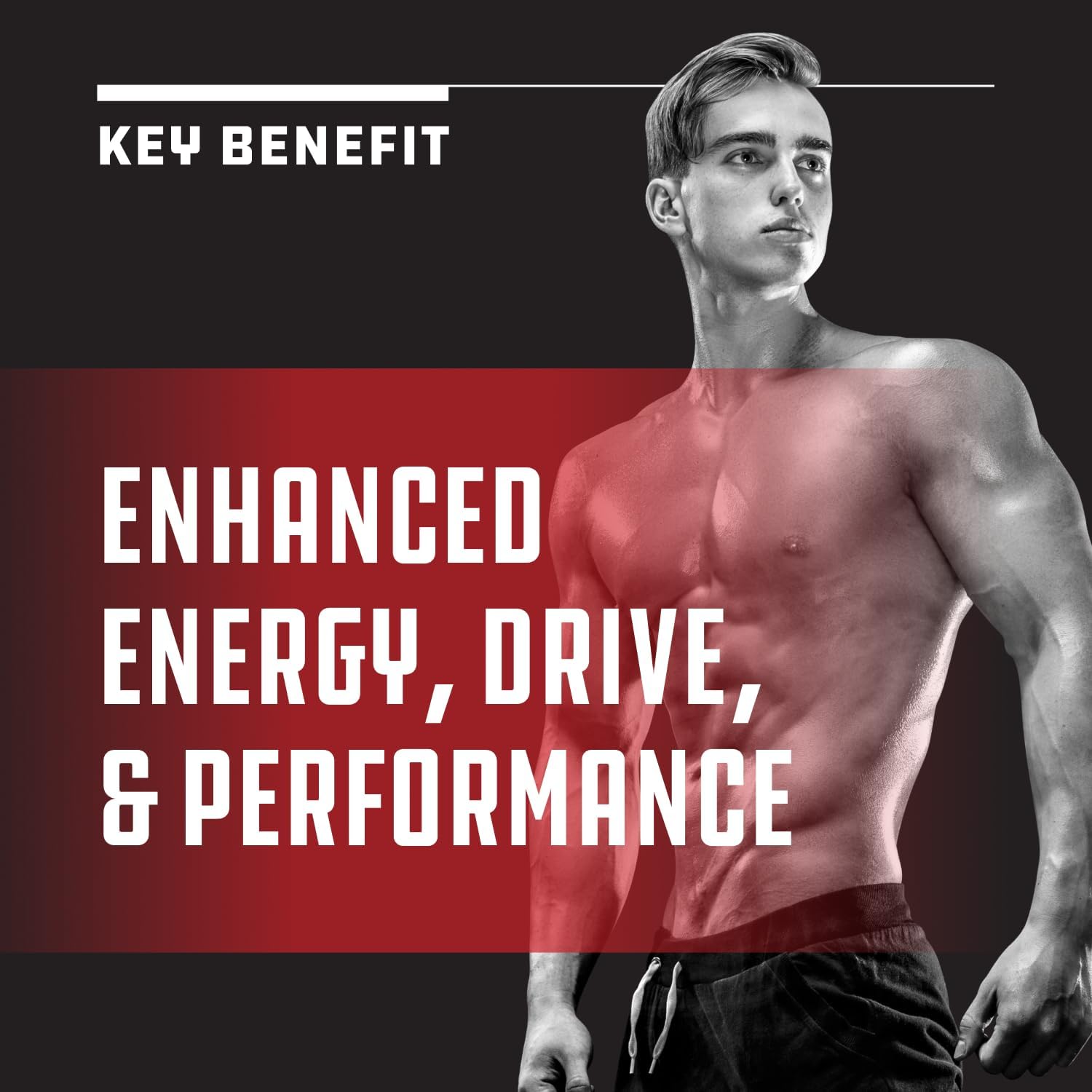 Extra Strength Testosterone Booster for Men - Herbal Testosterone Supplement for Men with Horny Goat Weed Maca Root Tongkat Ali and Saw Palmetto Extract for Muscle Enlargement Stamina and Strength - Image 4