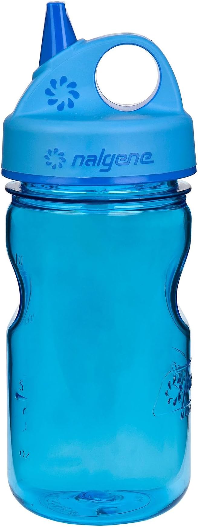 NALGENE Tritan Grip-N-Gulp BPA-Free Water Bottle, 12 Ounces, Blue