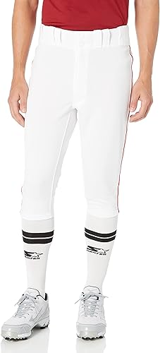 Mizuno Premier Pantalones Cortos de Ribete para Hombre, Hombre, Color Blanco y R