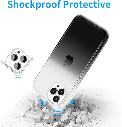 Miniatura 5 de JJGoo Compatible con iPhone 15 Pro Funda transparente, suave y transparente Fiexible TPU funda para teléfono, a prueba de golpes, funda delgada para