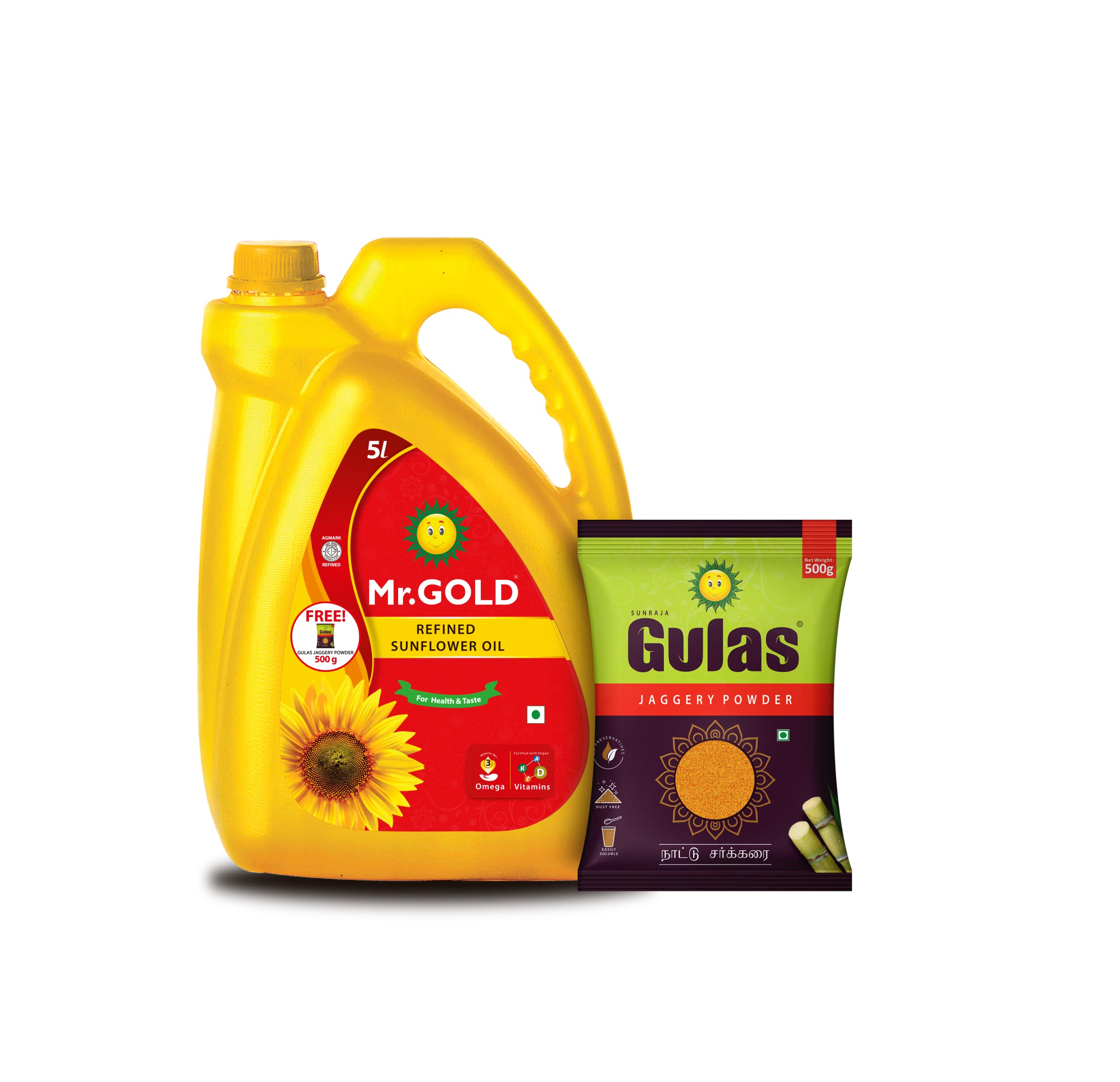 MR. GOLD Refined Sunflower 5L Oil Can + Free Gulas Jaggary Powder,500G (B0BGCFH33K) Amazon Price History, Amazon Price Tracker