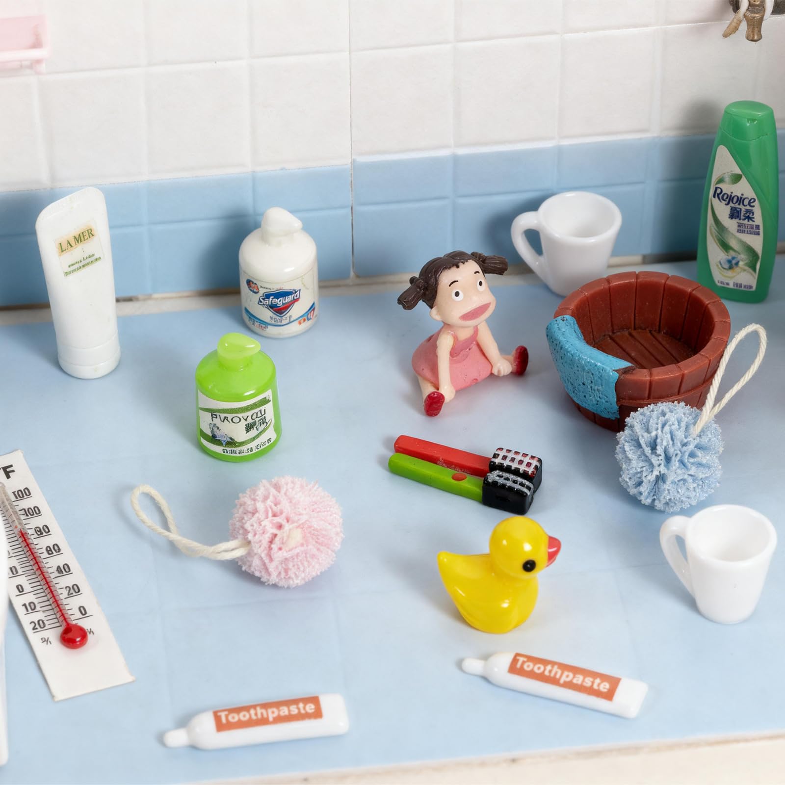 Set di accessori per gnomi, 19 pezzi in miniatura, accessori per il