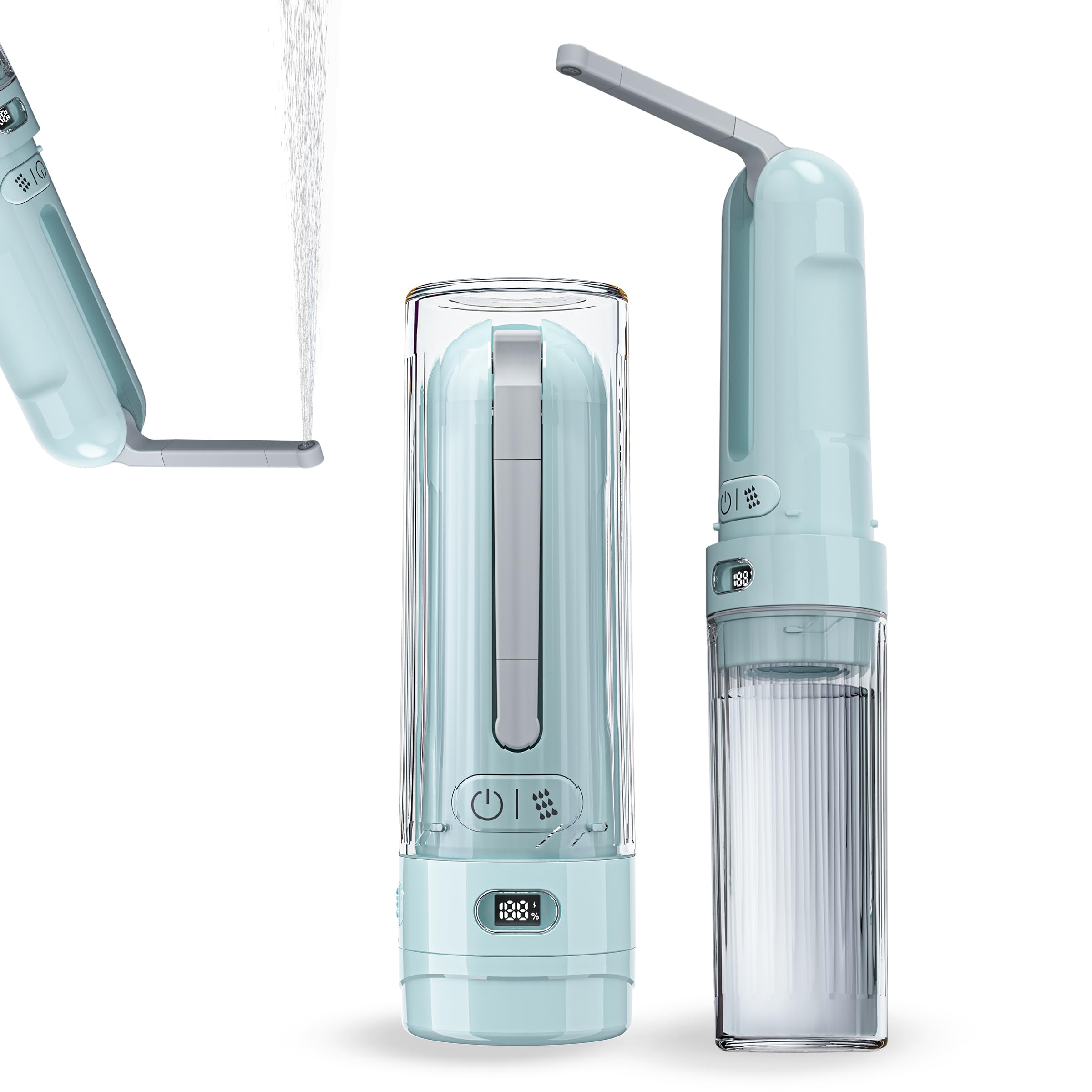 Upgraded Electric Peri Bottle Portable Bidet for Women Postpartum Care Travel Rechargeable Feminine Washer with 3 Modes -