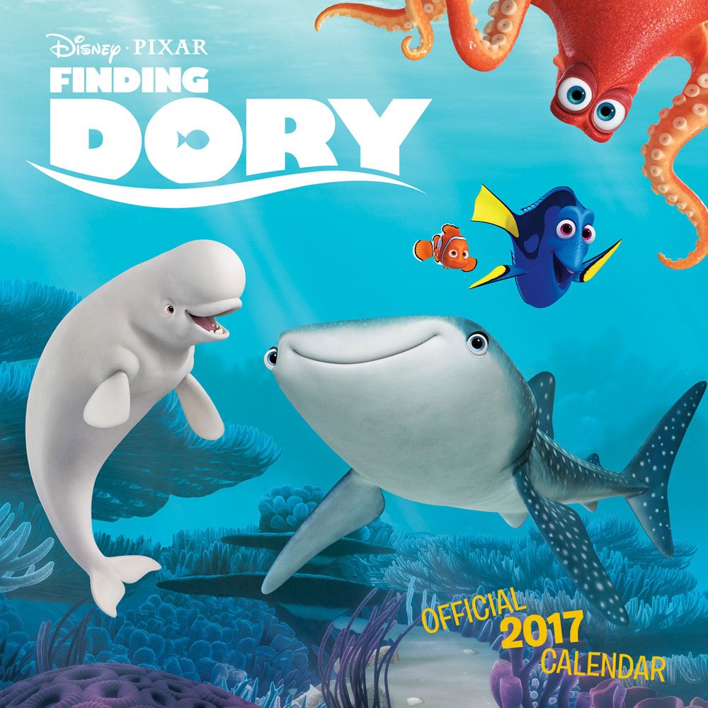 Disney Finding Dory Official 2017 Calendar - Square 305x305mm Wall Calendar 2017 Calendar – 1 Sept. 2016