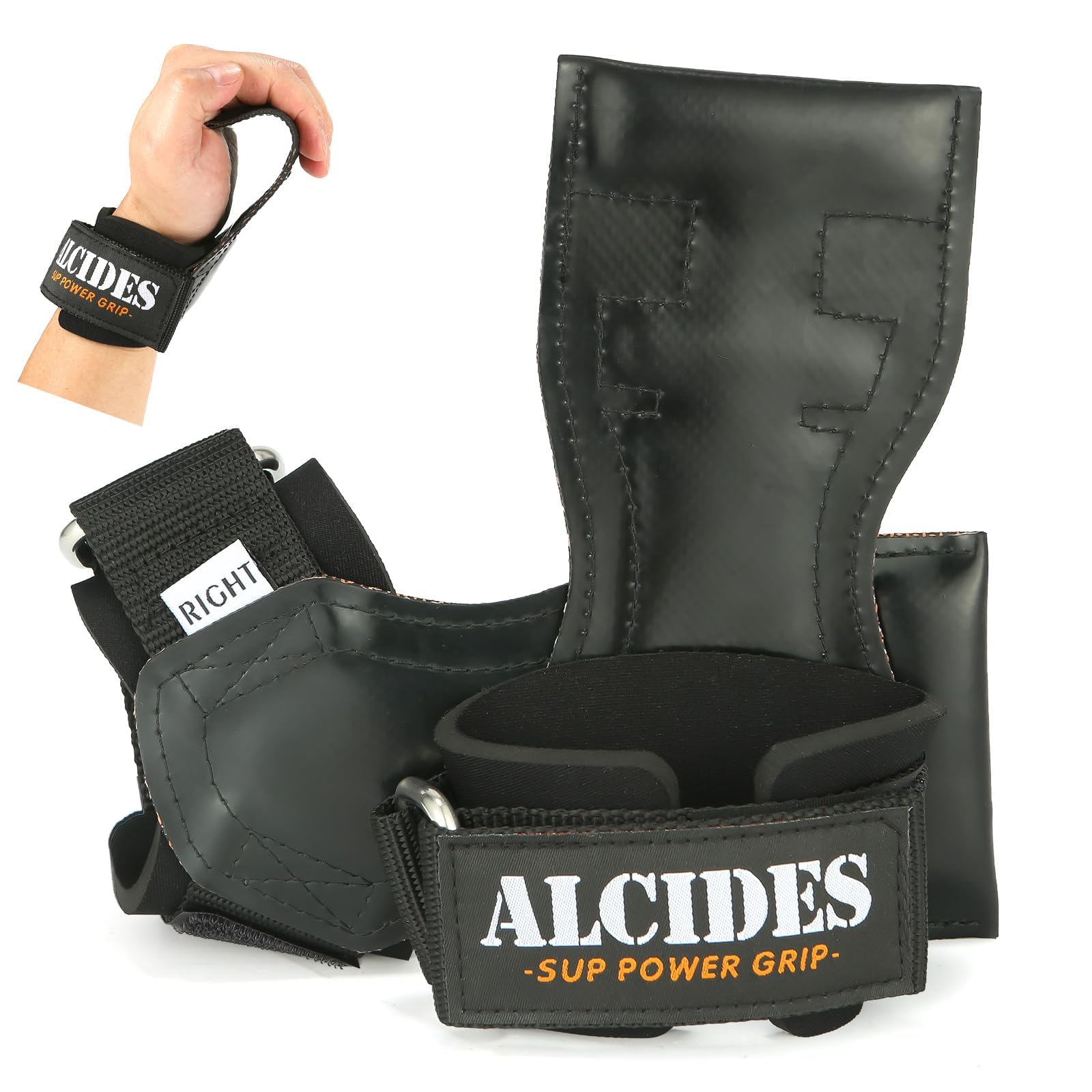 Amazon | Alcides パワーグリップ【SUP】筋トレ ホワイト グローブ