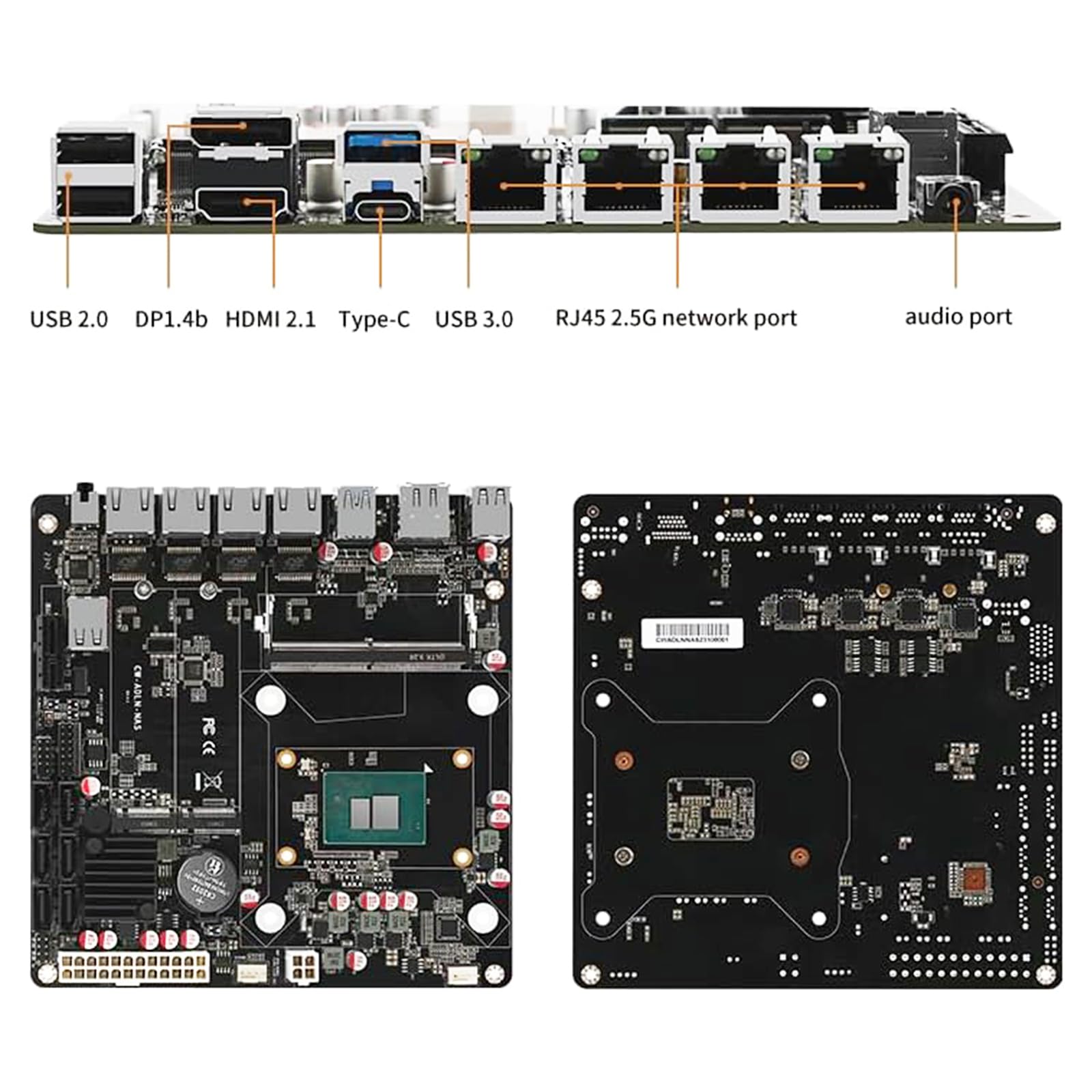 Amazon | N100 i3-N305ミニITXマザーボード6ラックNAS組み合わせ,6