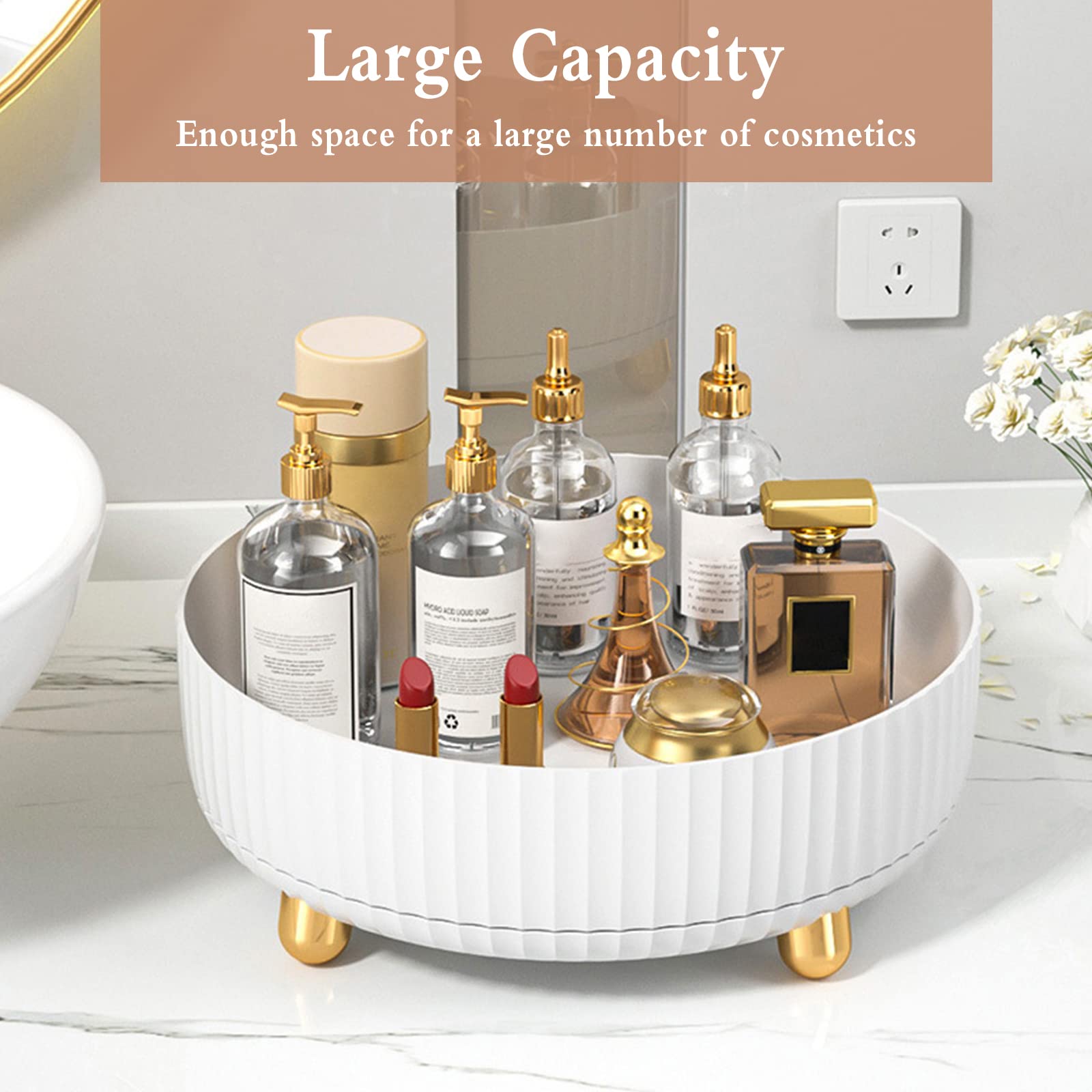 Organizador Giratorio Para Especias - Plato Giratorio De Plástico Para Muebles De Cocina