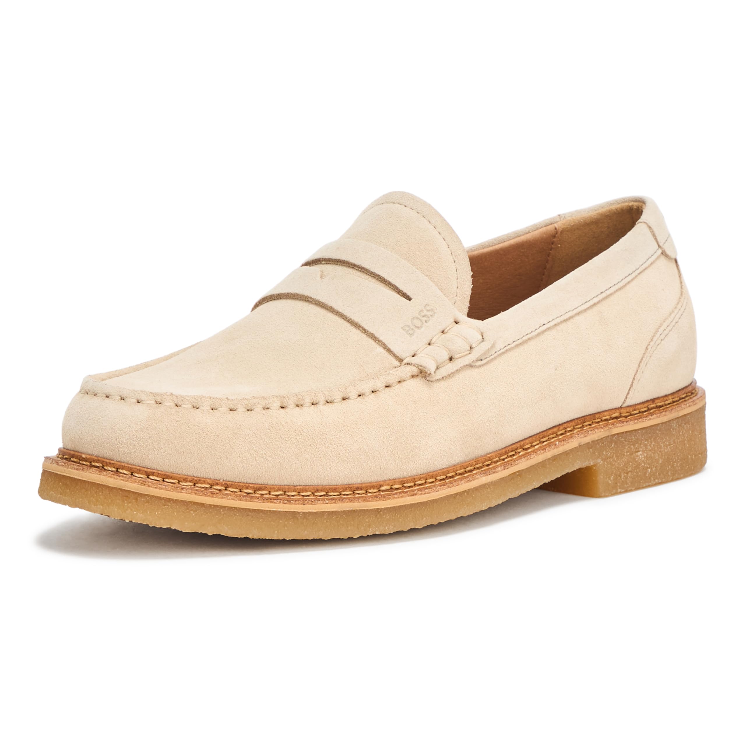 

                                                    BOSS Kope Suede Penny Loafer Light Mushroom 9