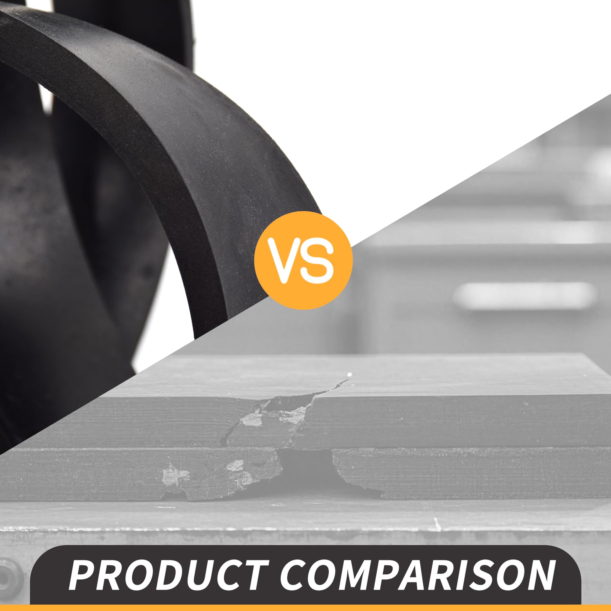 Rubber Tape Neoprene Rubber Sheet Solid 3/8" Thk X 4-1/2" Square - Mounting Pad 60 Industrial 1/4 In Sheet Thickness Rubber Sheets - Foto 2