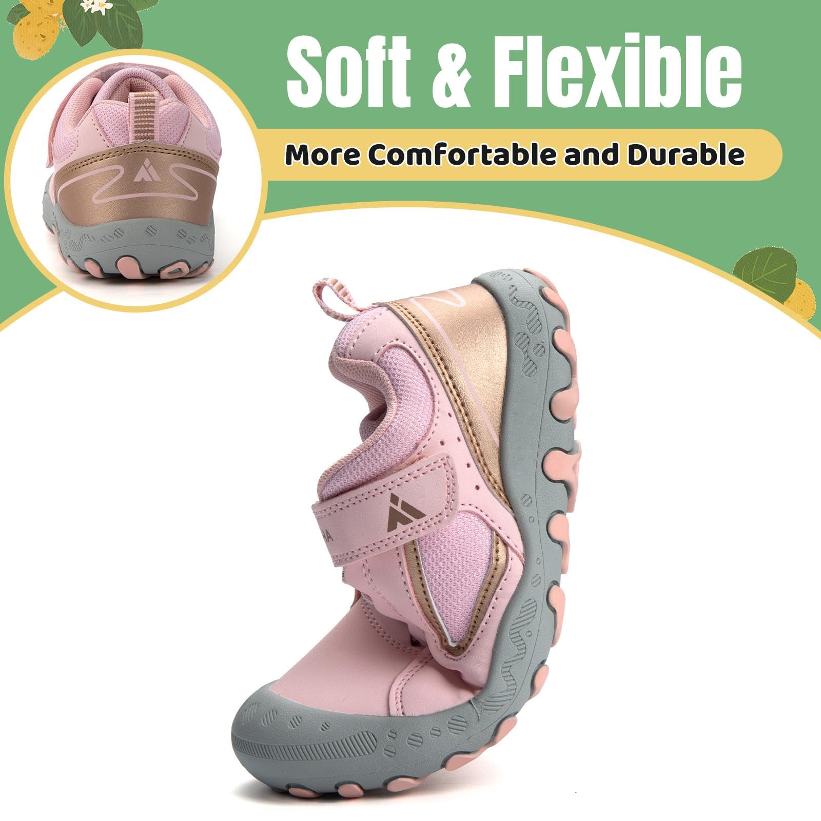 Mishansha Bambini Scarpe da Trekking Traspirante Antiscivolo Ragazzi Scarpe da Corsa