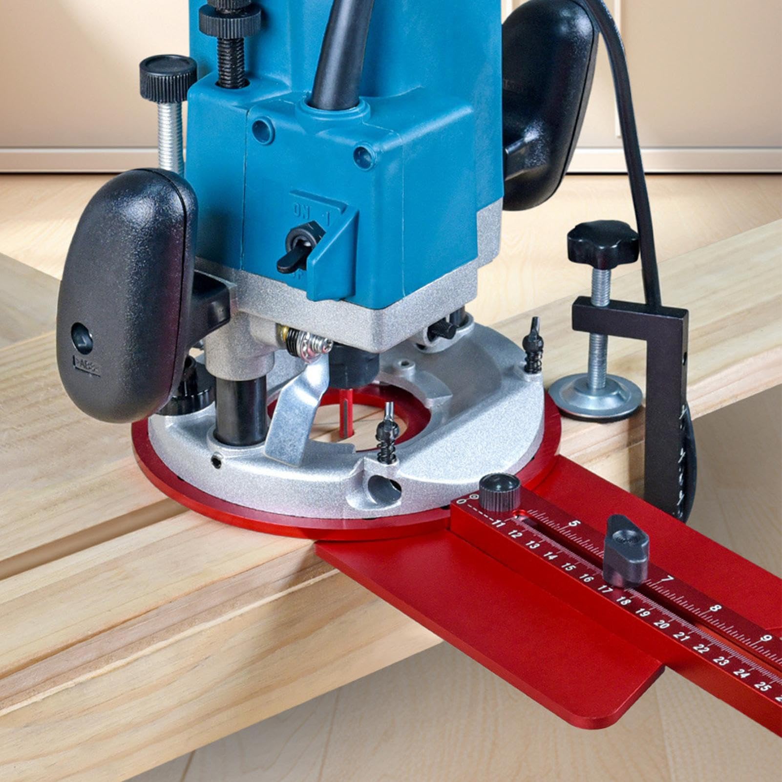 Plantilla Guía de Corte Circular Ajustable para Router Cortador para