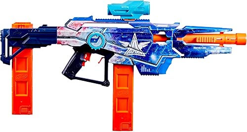 Nerf Loadout Galactic Commander - Lanzador motorizado, 3 modos de disparo, 3 accesorios de accesorios, 48 dardos Nerf N1, juguetes y regalos para