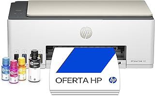 Impressora Multifuncional HP Smart Tank 583 Tanque de Tinta Colorida Wi-Fi com autorreparo, USB - Impressora, Copiadora e Scanner Cor: Branco (4A8D8A) - Produto 7 mais recomendado com 4.6 estrelas