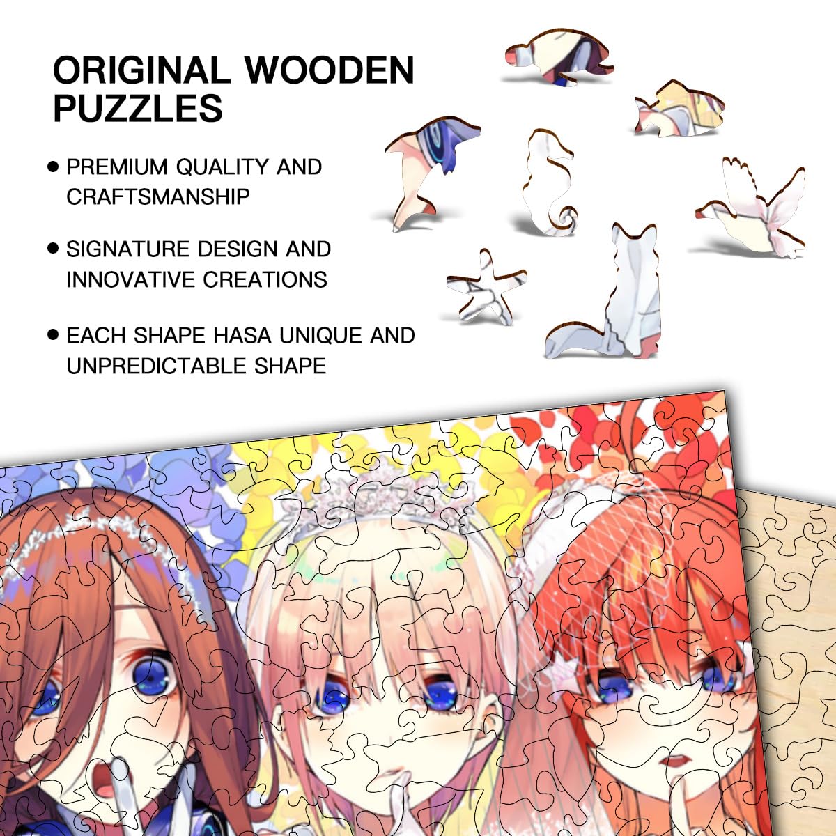 Amazon.co.jp: ジグソーパズル 五等分の花嫁 中野一花 二乃 三玖 四葉