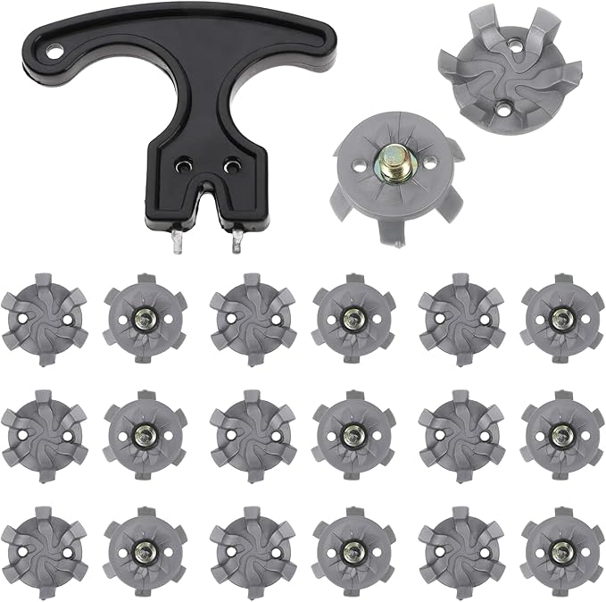 Golf Shoe Spikes Set 20pcs Replacements Golf Shoe Spikes with
