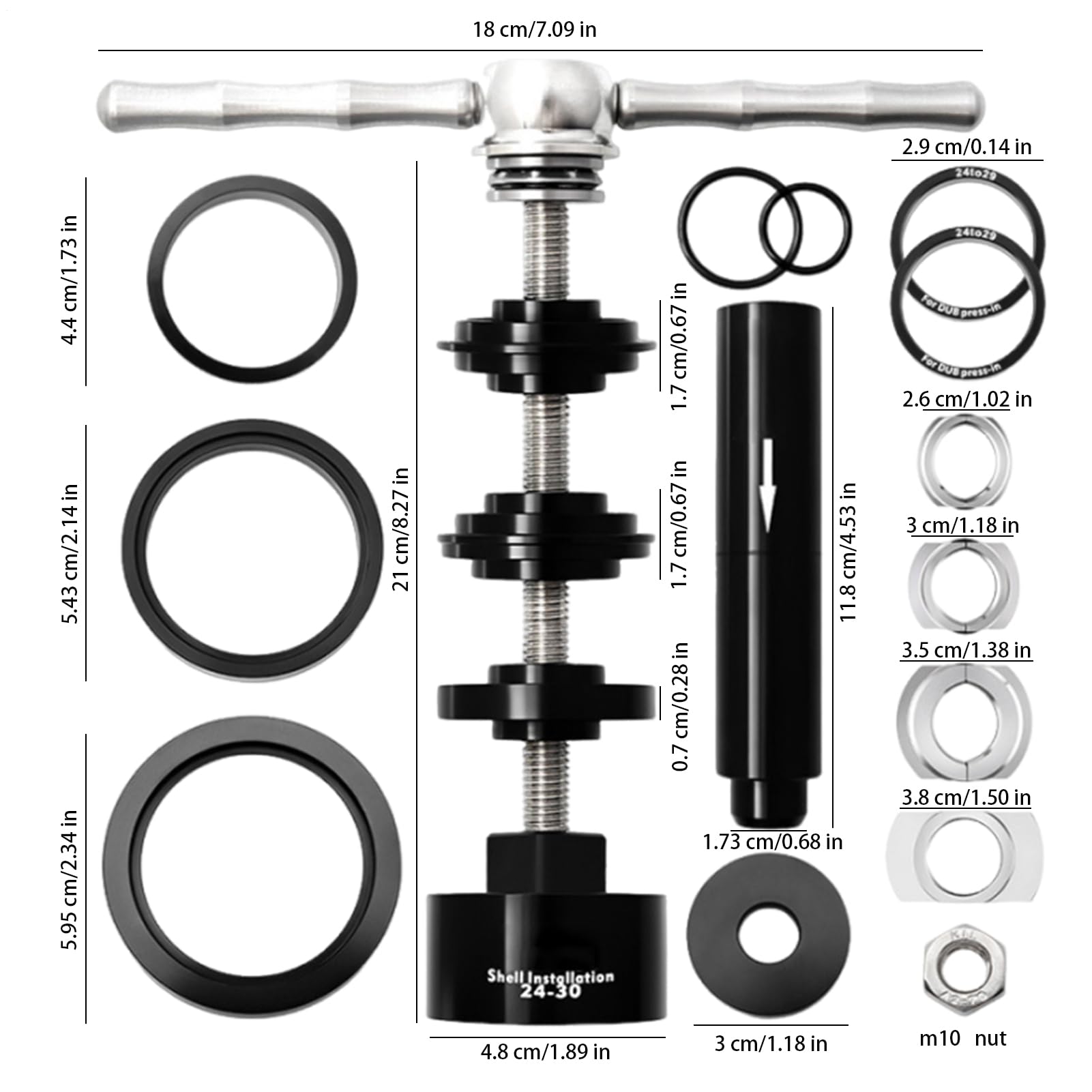 Generico ENTFERNUNGSWERKZEUGE - Langlebige Fahrradreparaturwerkzeuge | CRANKSET Precision und Bottoms Bracket Installation & Removals Manute