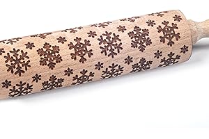The Ultimate Christmas Cookie Rolling Pin for Embossing