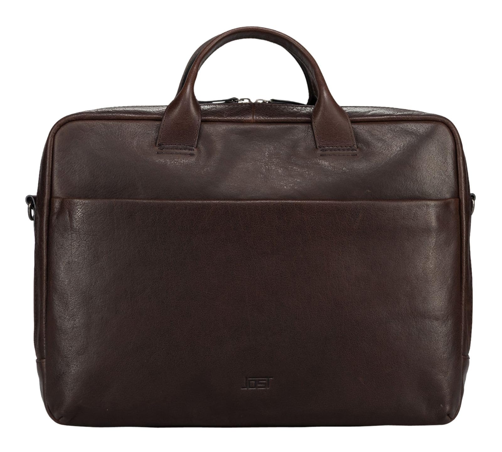 Jost Pelle borsa da ufficio laptop bag con scomparto per laptop Glasgow Business Bag 2C Brown marrone scuro