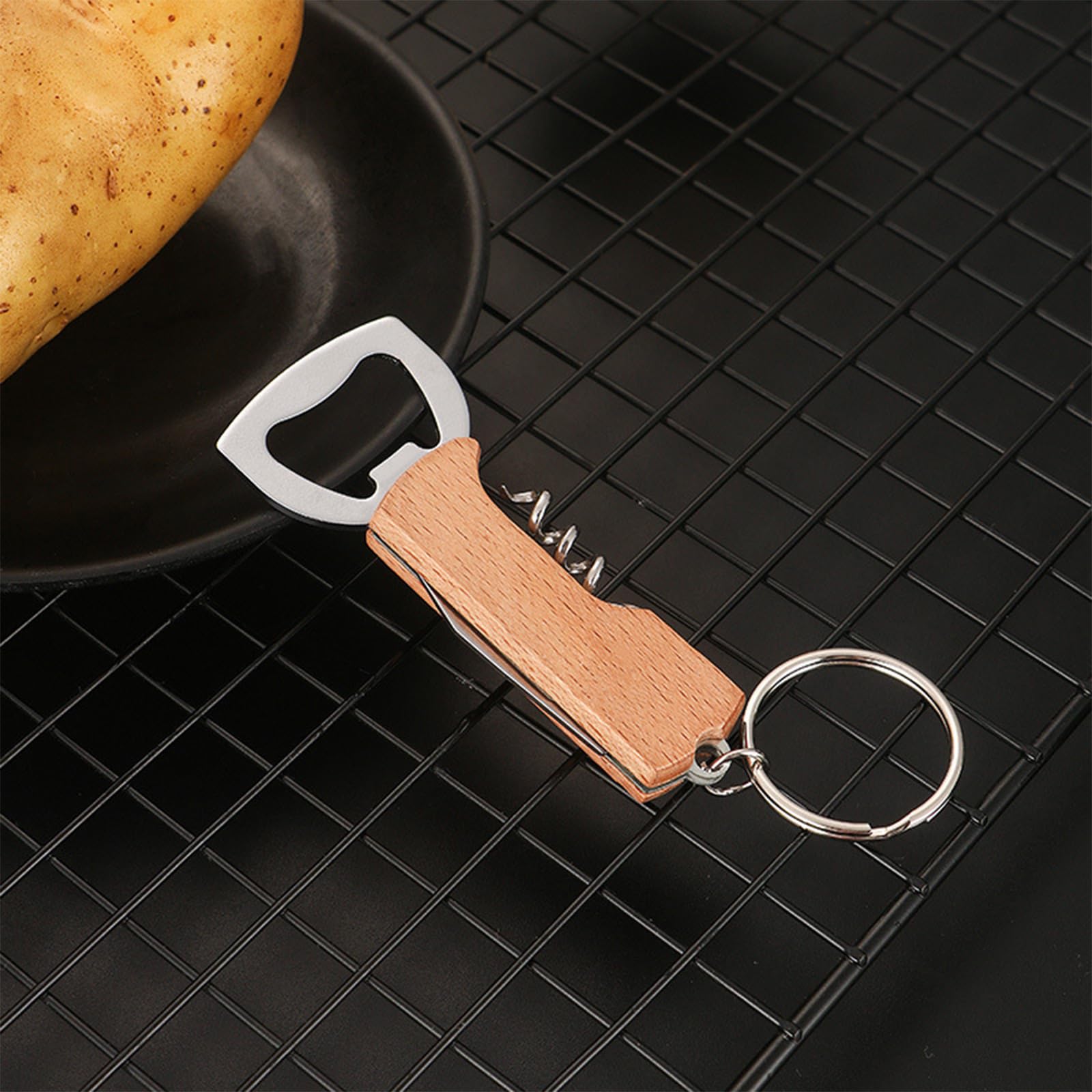 Convenient Bar Bottle Opener Keyring - Beer Bottle Opener - Novelty Personalised Beer Vial Keychain Openers - Image 3