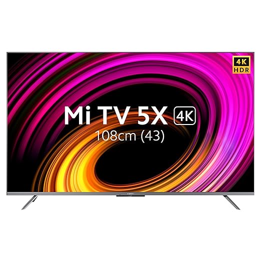 MI 108 cm (43 inches) 5X Series 4K Ultra HD LED Smart Android TV L43M6-ES (Grey) at Rs. 29999