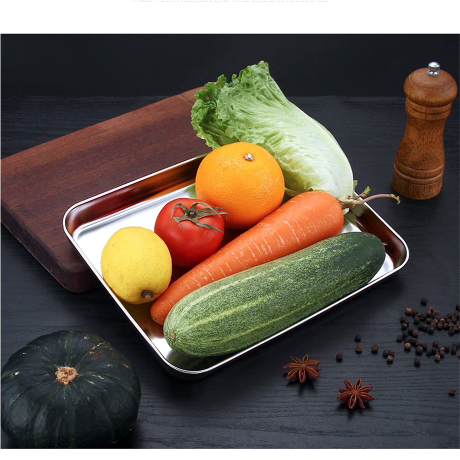 Teglia Forno Rettangolare Set 2 Teglie Da Forno In Acciaio (tonda: 25.5cm, Rettangolare: 23.5cm X 13.3cm) - QVC Italia Teglie Forno