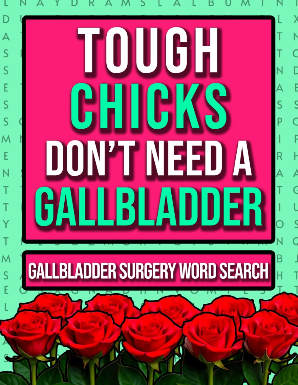 Gallbladder Surgery Word Search: Funny Recovery Present For Women