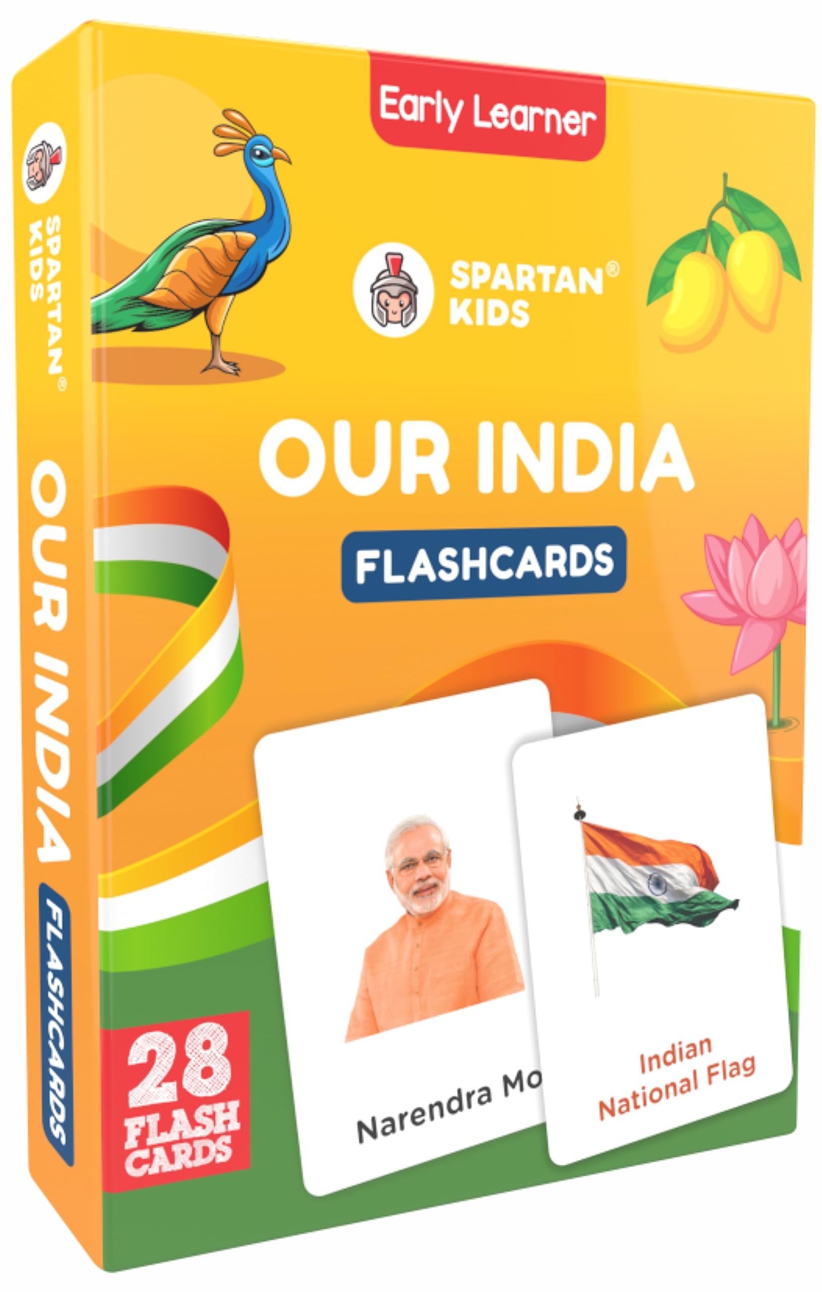 SPARTAN KIDS® Our India Flash Cards for Kids | 28 Early Learning Flash Cards Easy & Fun Way of Learning 1 Year to 6 Years Babies (B0CF2P9LRH) Amazon Price History, Amazon Price Tracker