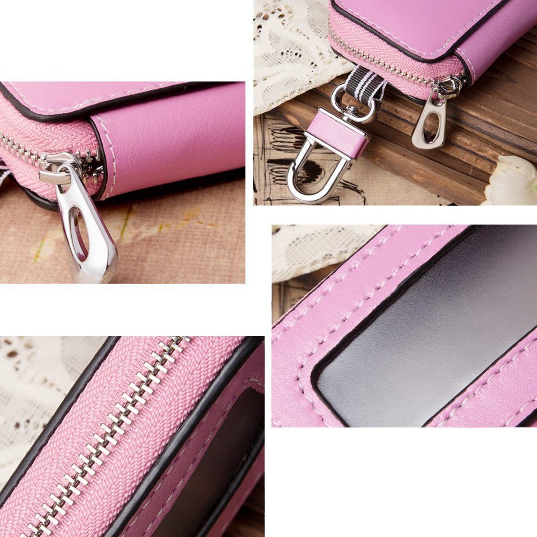 Marsupio Piccolo In Vera Pelle Vintage Mini Portafoglio Uomo Donna Portamonete Portamonete Portasigarette Portasigarette - Foto 12