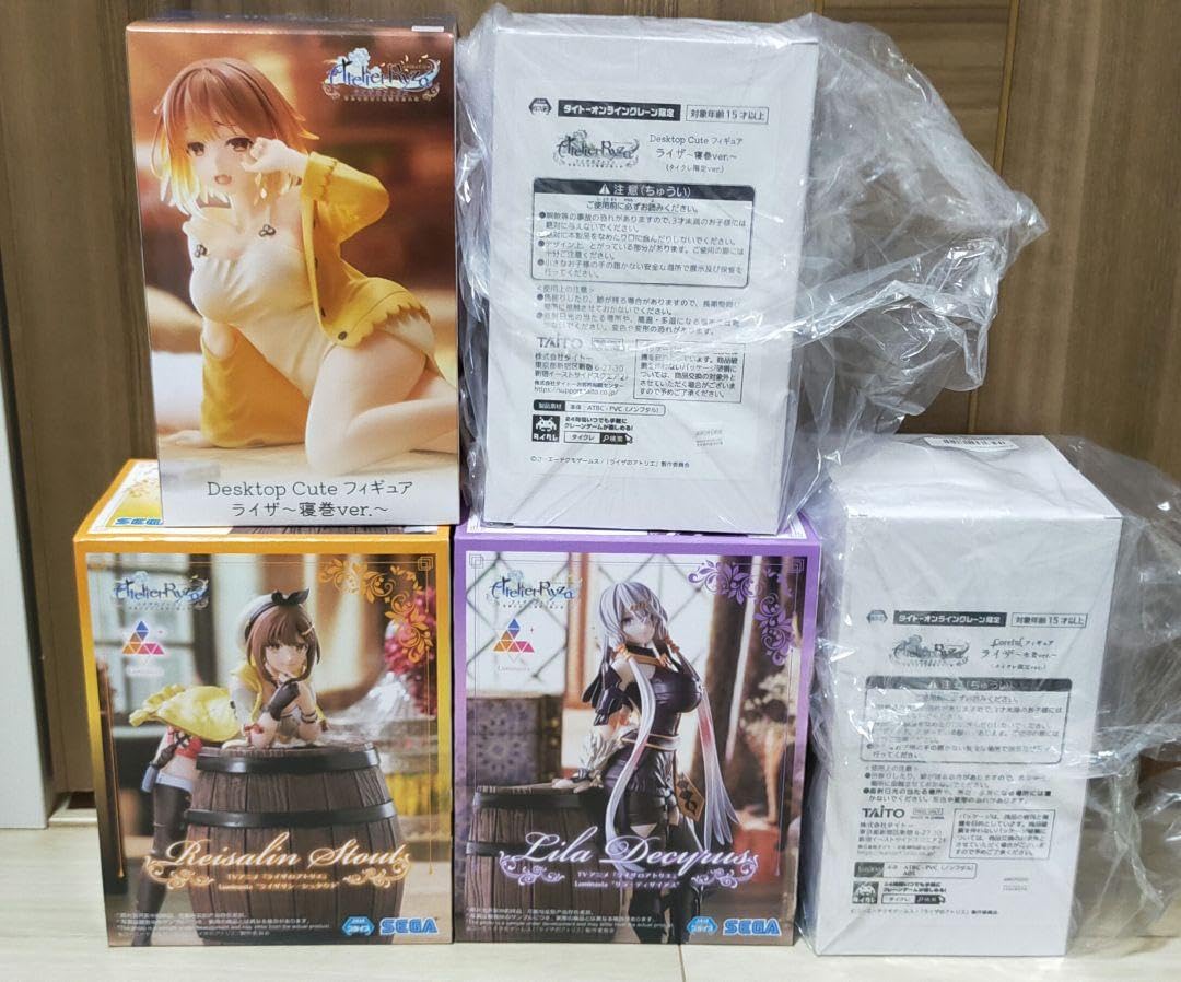 タイクレ限定×5個】ライザのアトリエ フィギュア寝巻ver.