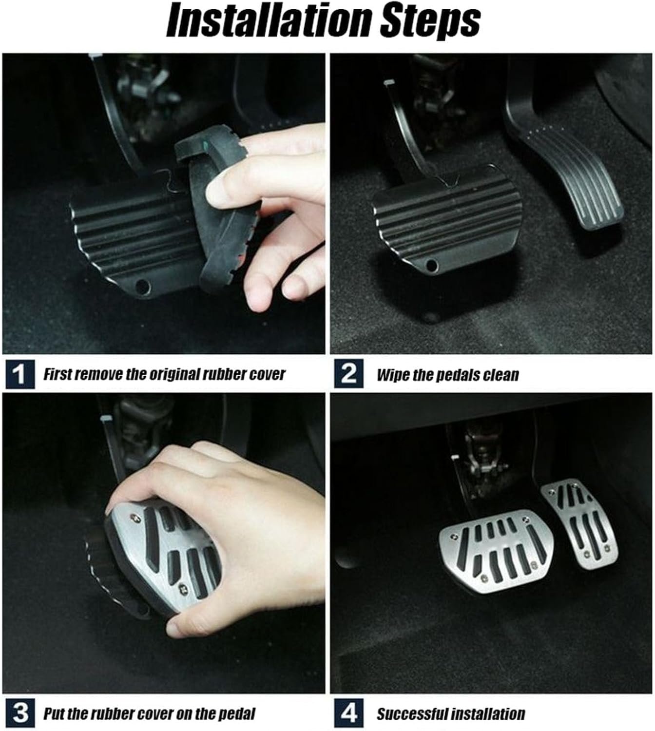 Pedaliera Auto Per Lincoln Navigator 2018 2019 2020, Pedali Per Auto In Acciaio Inossidabile Copertura Pedale Freno A Gas Pedale Dell'Auto