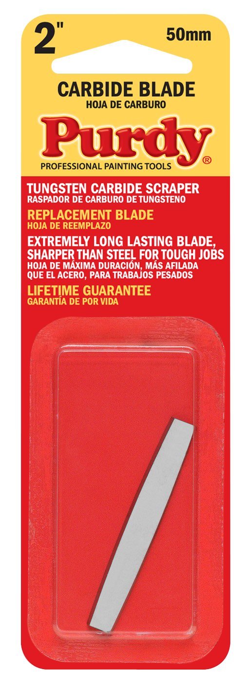 Purdy 144900225 Surface Prep Tool Premium Carbide Scraper Replacement Blades, 2 inch