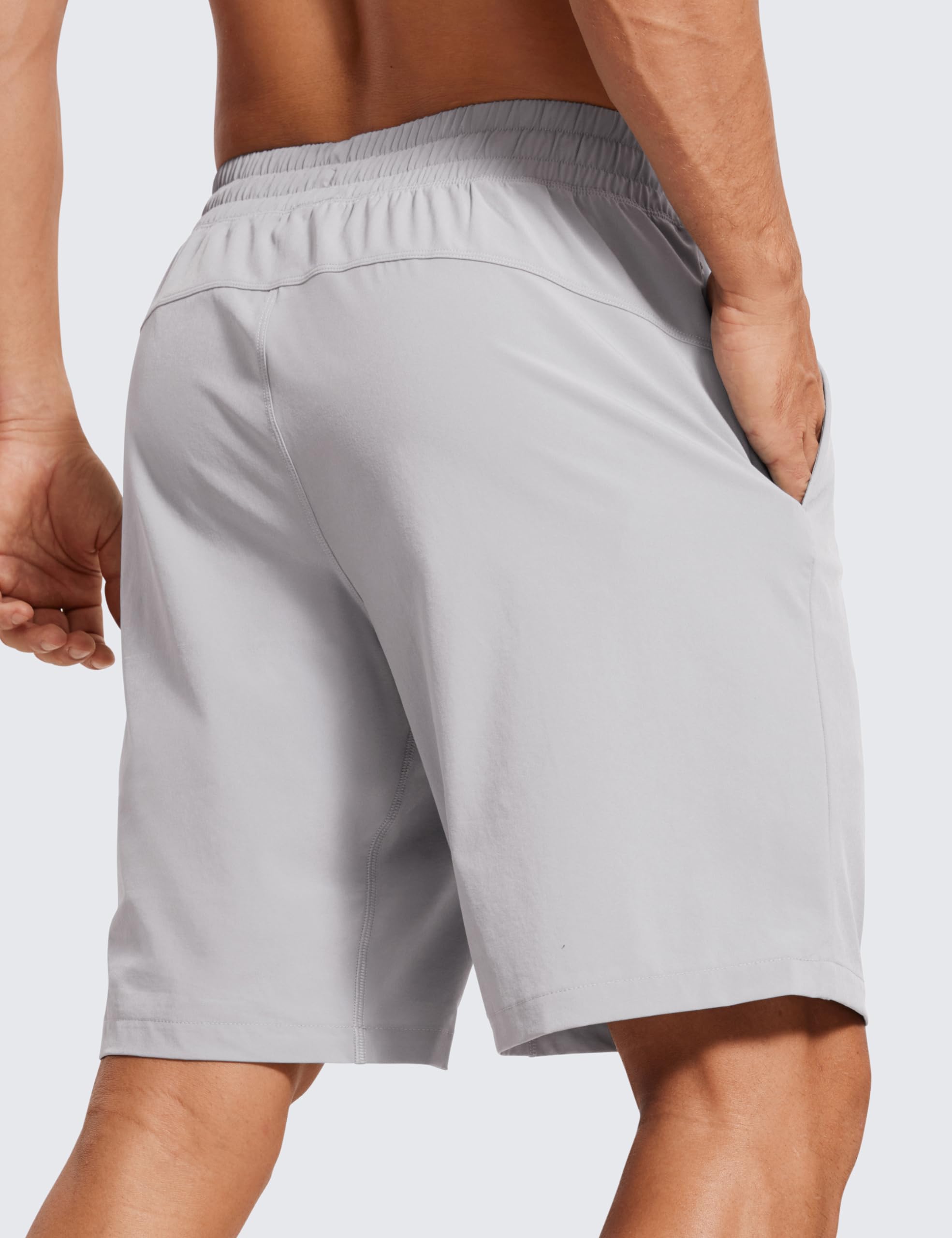 CRZ YOGA Spodenki do biegania 2 w 1 9" | Lekkie, szybkoschnące, do ćwiczeń, z kieszeniami, dla mężczyzn