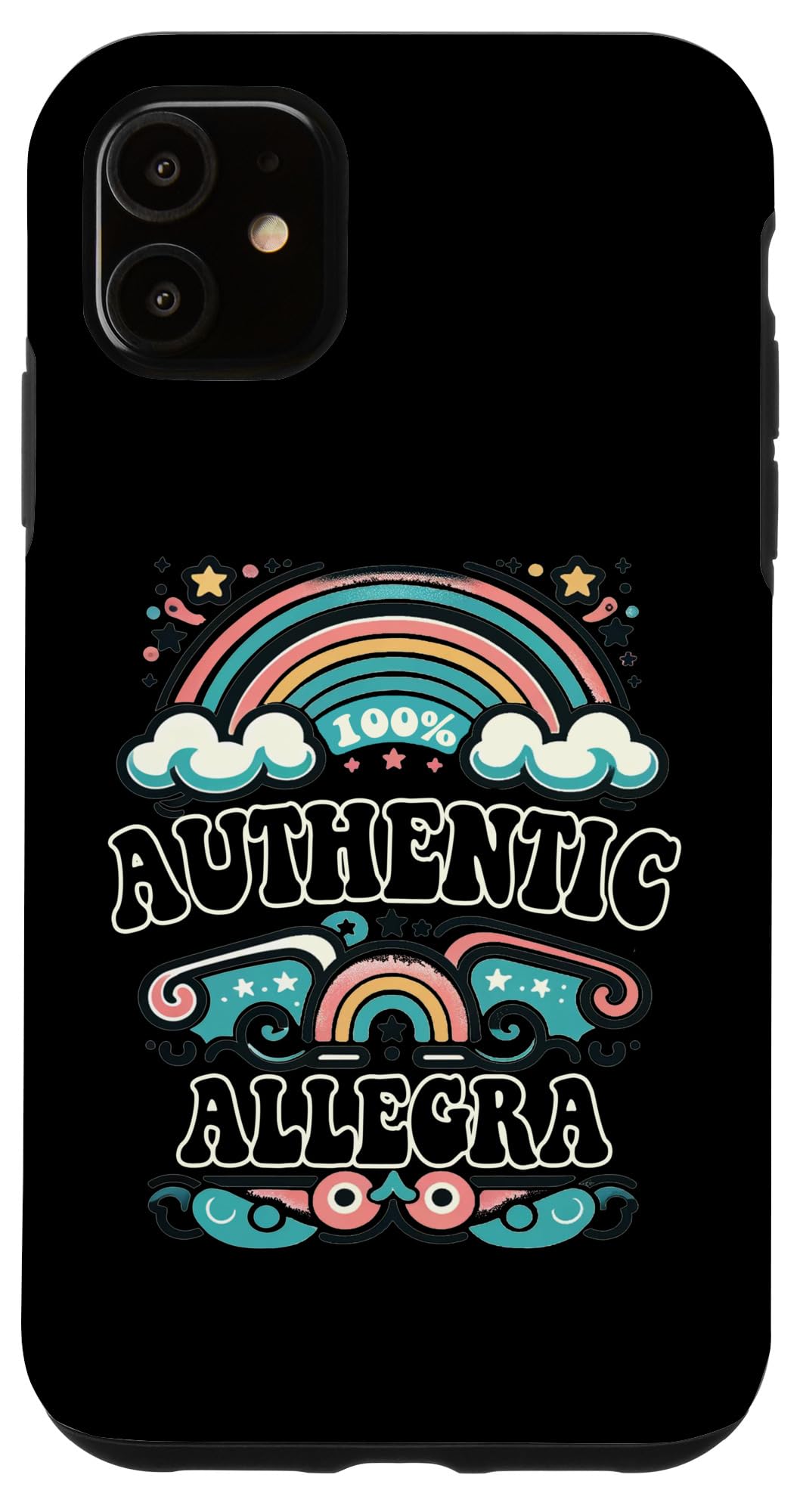 iPhone 11 ALLEGRA 100% Authentic Cute Retro Girls ALLEGRA Name Case