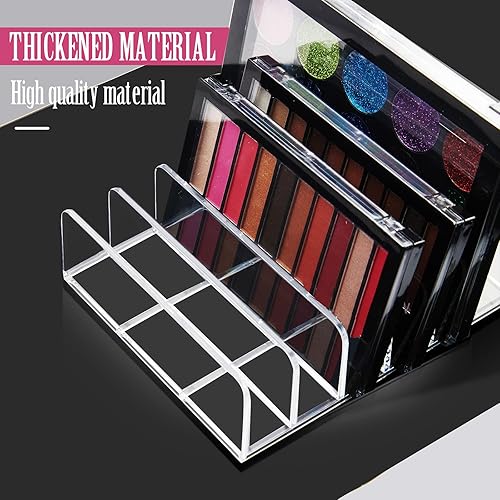 Miniatura 3 de Organizador de paleta de sombras de ojos, organizador de paleta de maquillaje acrílico transparente para encimeras de baño, tocadores, organizador