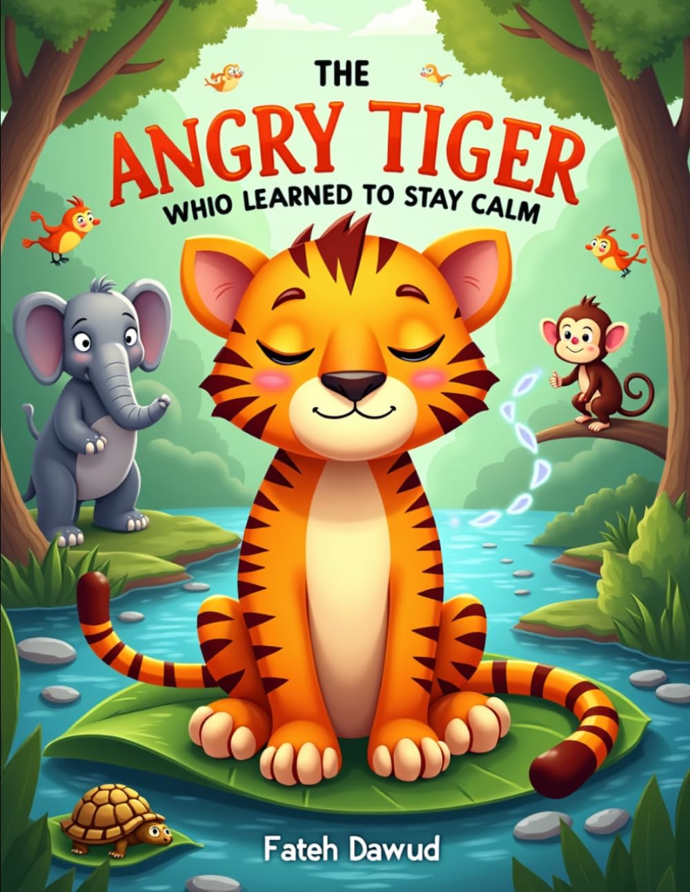 The Angry tiger who learned to stay calm: A Children's Story About Controlling Anger and Staying Calm