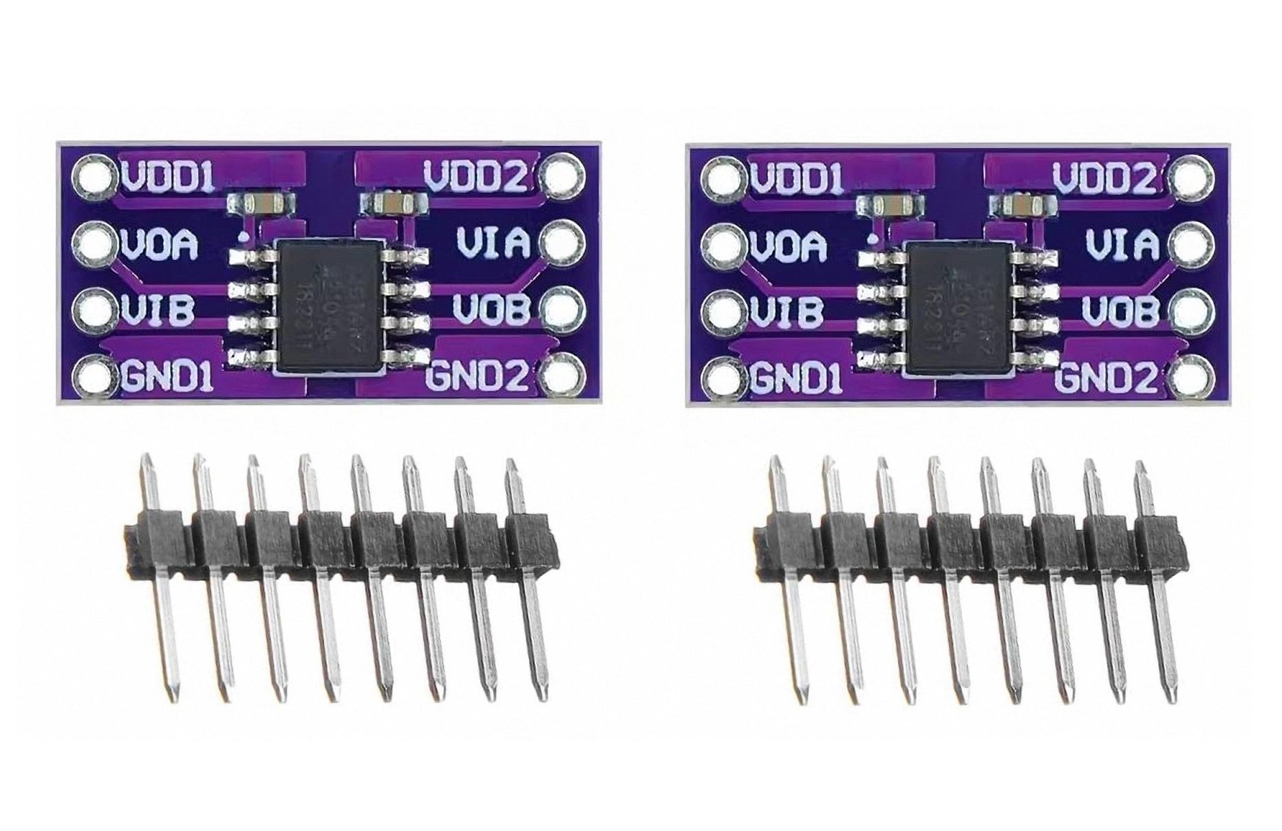 tictocstore 2pcs ADUM1201ARZ Dual-Channel Magnetic Isolator – High-Speed, Low-Power Photocoupler Replacement with iCoupler Technology