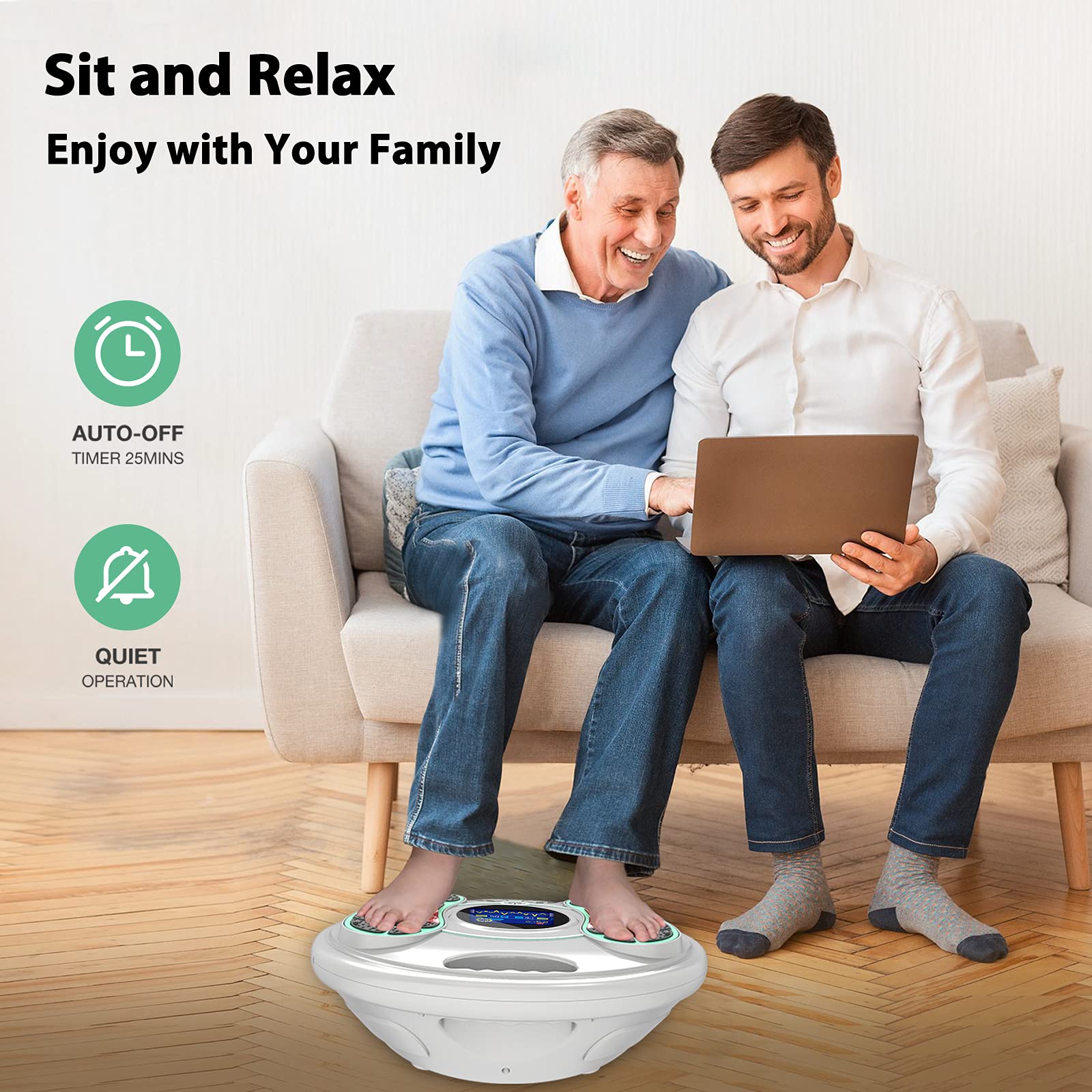 Buy Creliver EMS & TENS Foot Massager (FDA) Foot Circulation