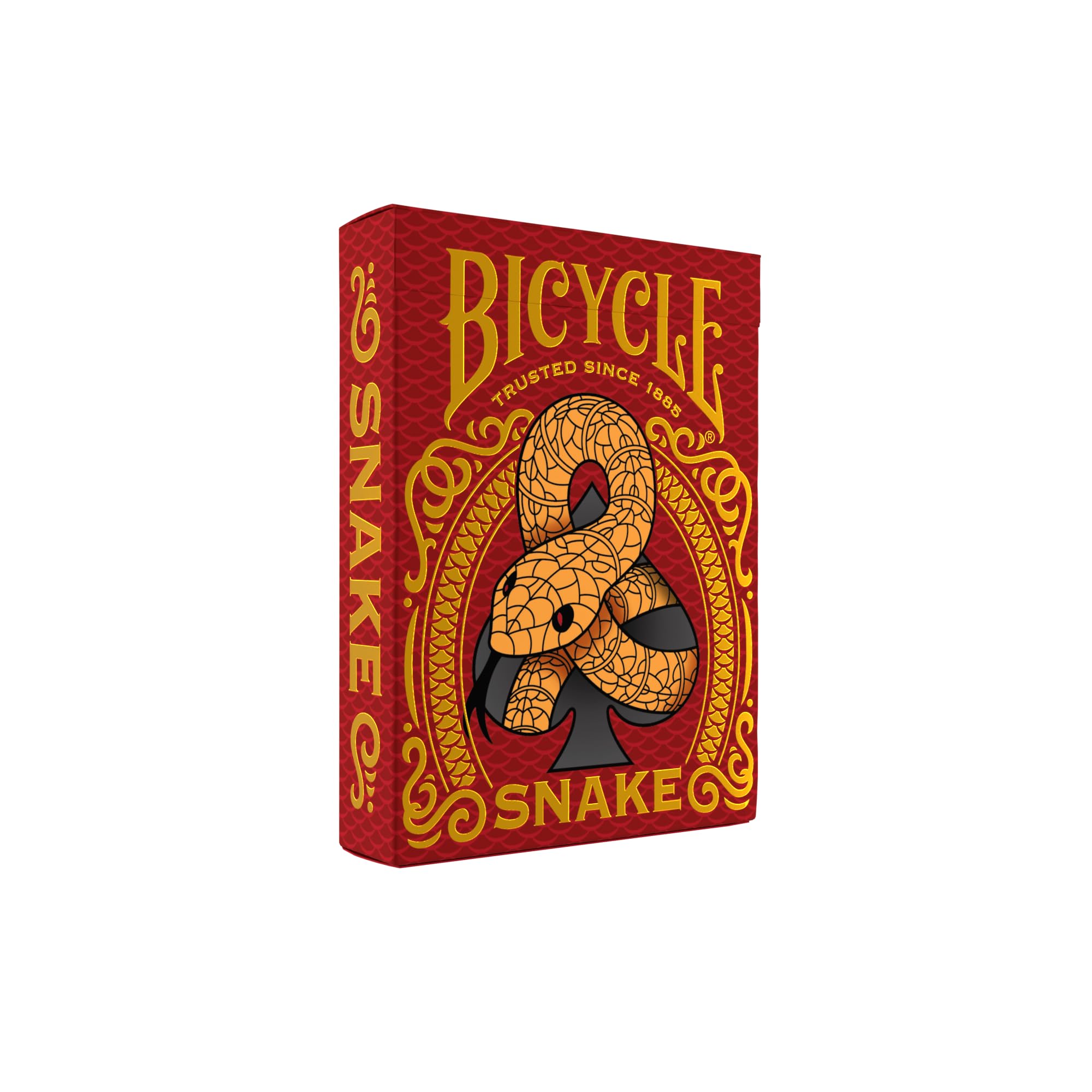 Bicycle - Game of 54 Snake Cards - Chinese Zodiac Edition - Year of the Snake - Playing Cards - Poker Format, Yellow