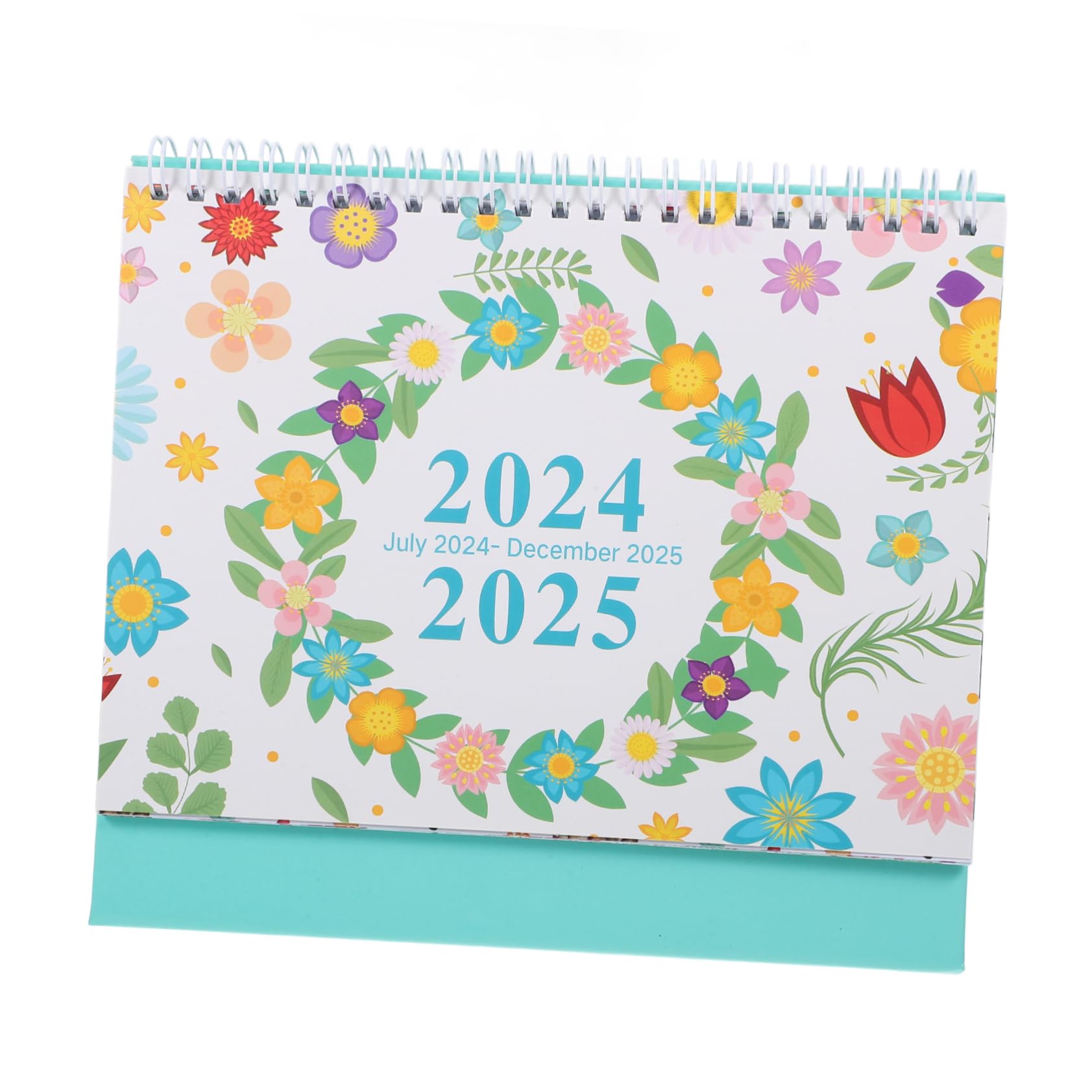 Housoutil 5 Stück Englischer Monats Tischkalender mit Ästhetischer Dekoration Tragbarer Desktop Planer für Büro und Zuhause Kreativer Stehender Monatskalender zur Notizaufnahme und
