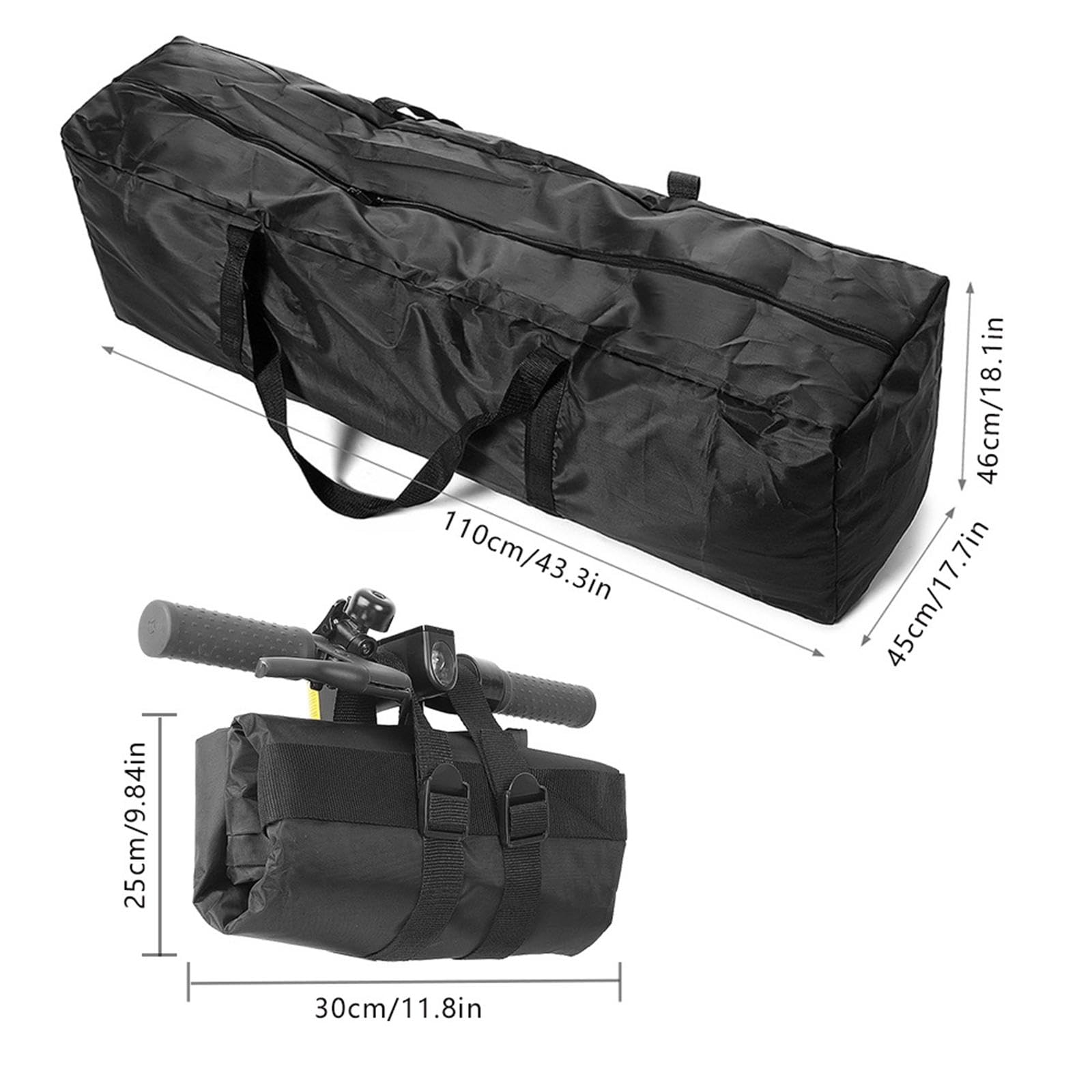 Oshhni Sac à Scooter Pliant Portant des Accessoires d'épaule Protector Sac à Main pour Hommes extérieurs