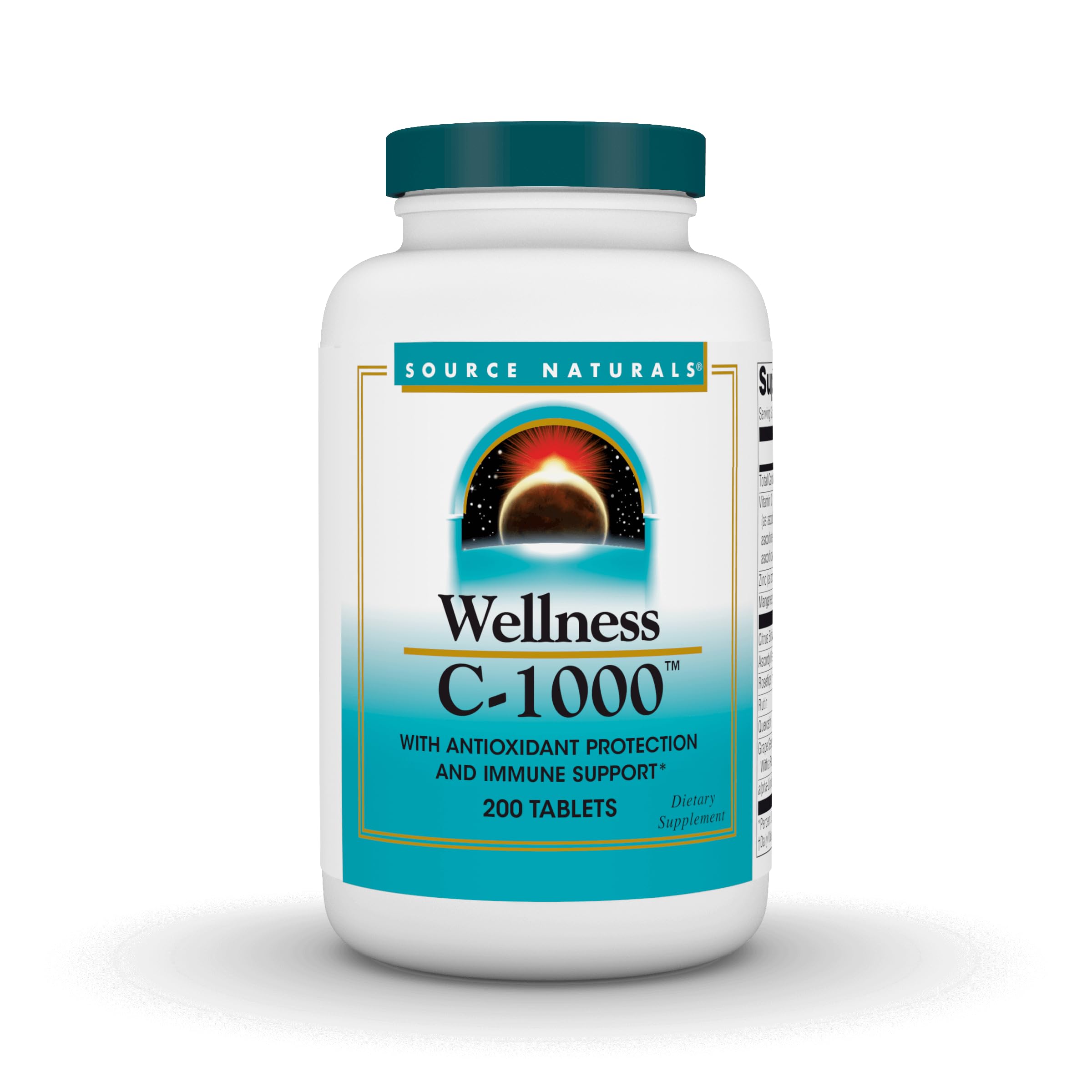 Source Naturals Wellness C-1000, 200 Tablets 200 Count (Pack of 1)