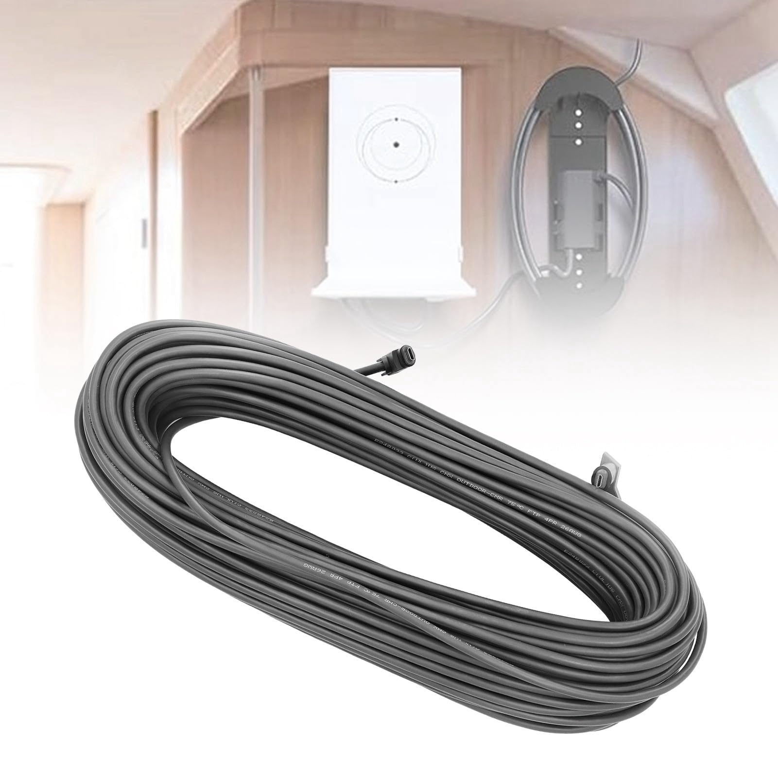 Câble Rallonge de Câble de Remplacement Câbles étanches Satellite V2, Kit Internet Accessoires Câble de Remplacement Satellite