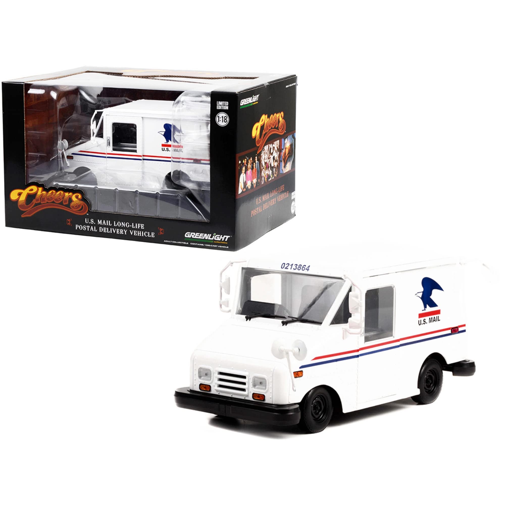 Cheers Serie TV Chiff Clavins US Mail Veicolo da cartolina in scala 1:18