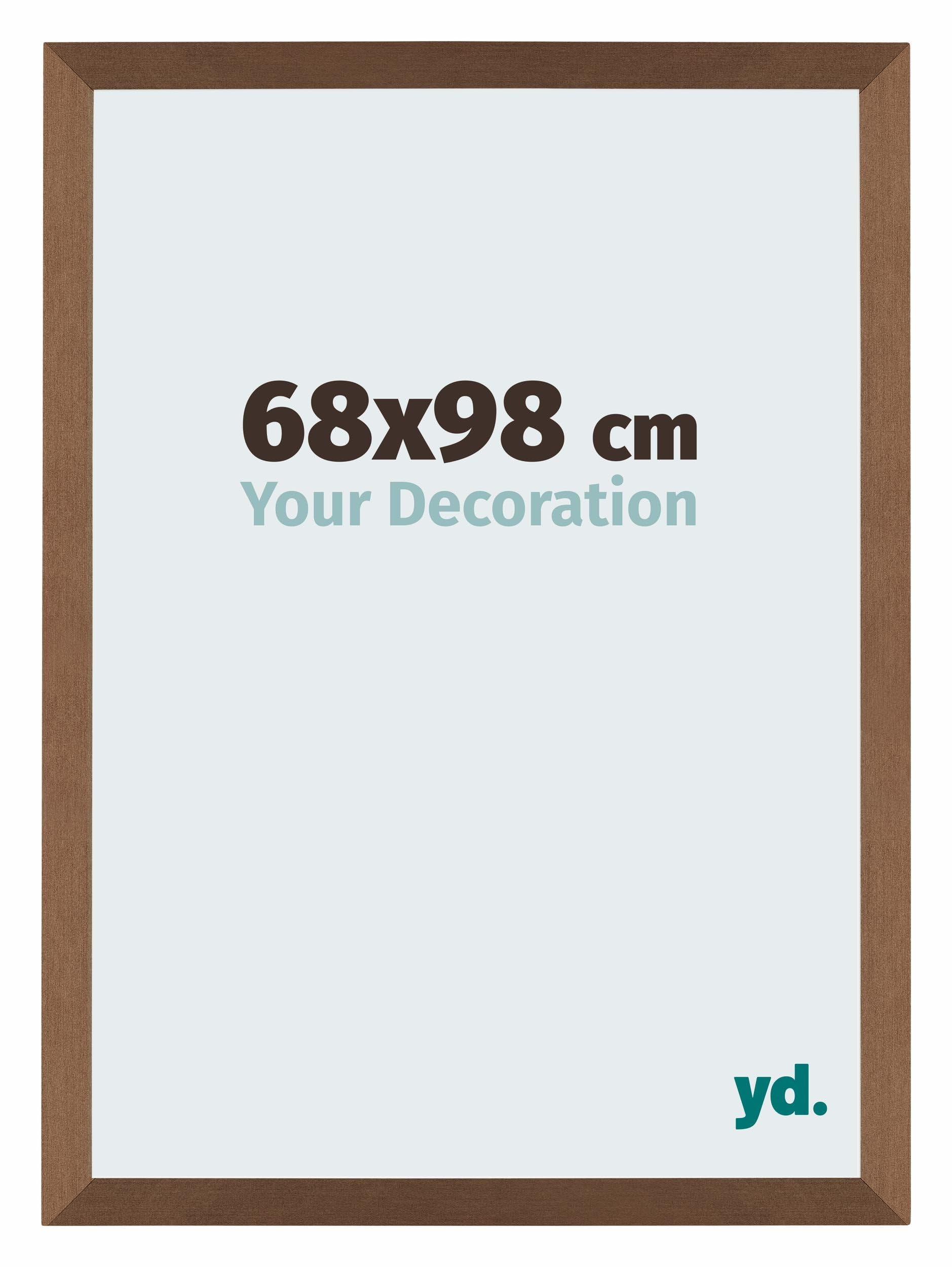 Your Decoration - Picture Frame 68x98 cm - Copper Design - Decorative Wall Frame in MDF with Antireflection - Frame 68x98 - Mura