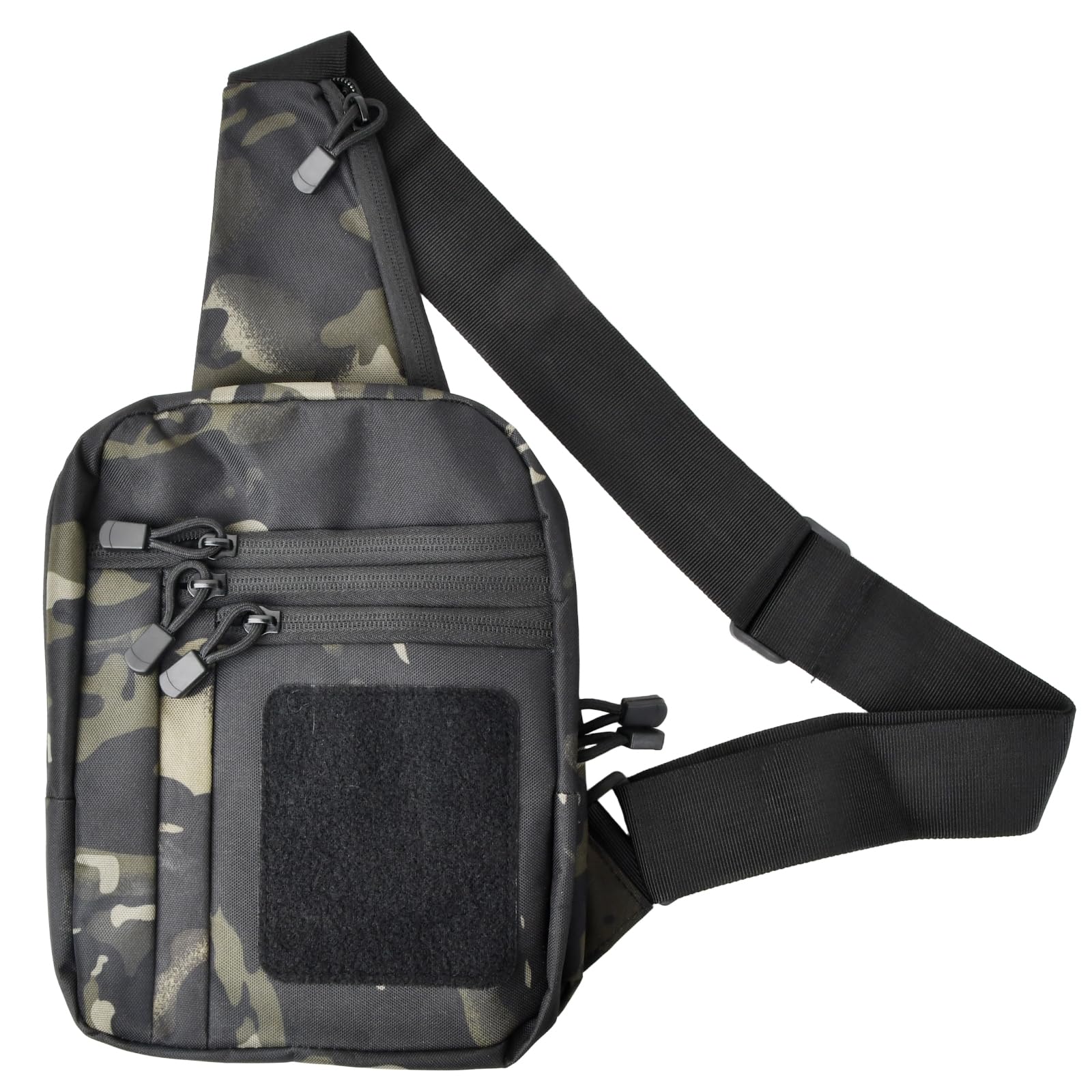 Sac à bandoulière Tactique Militaire Pistolet caché Sac de Transport Camping extérieur Chasse EDC Sac (Camouflage)